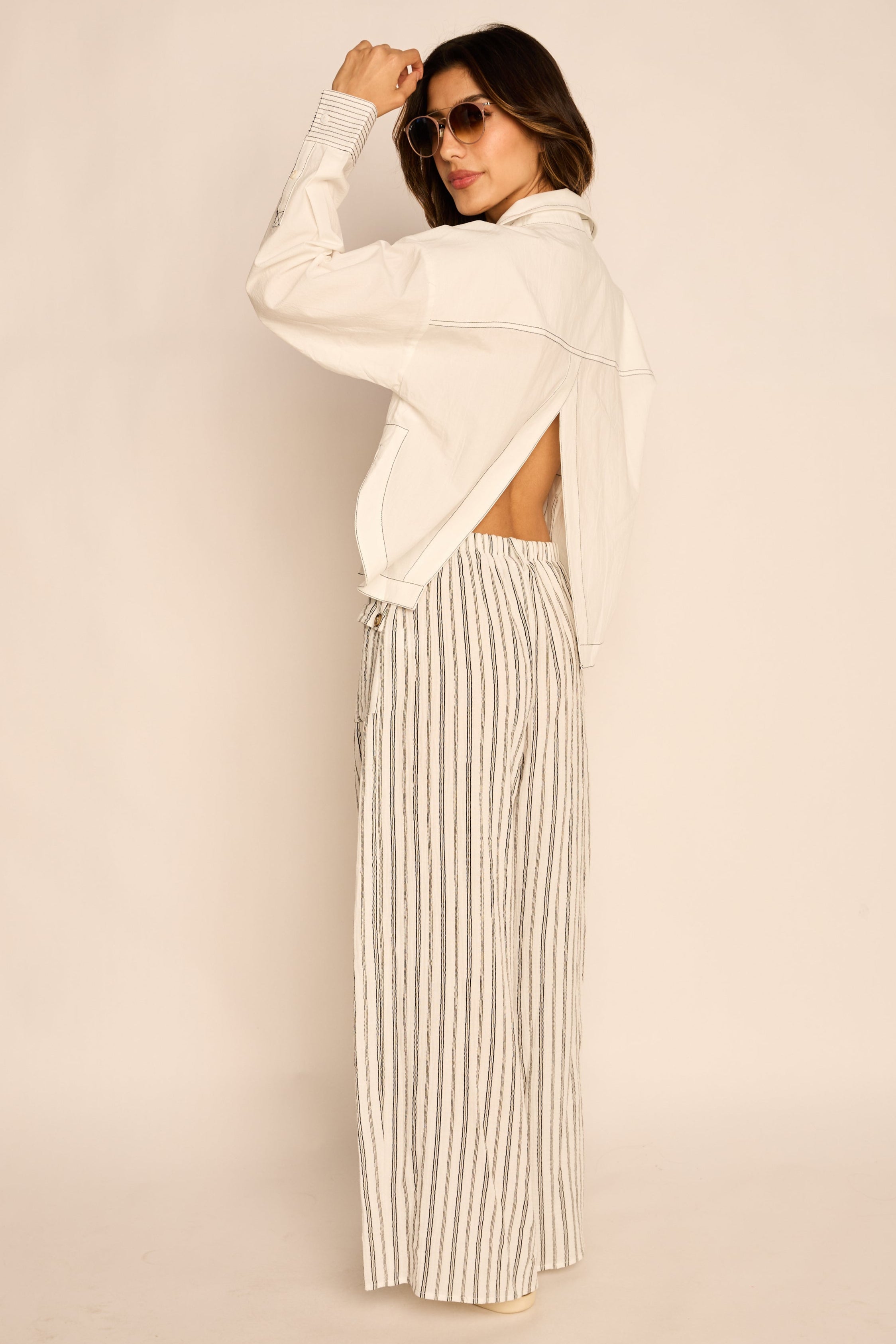 Mara Striped Cargo Pant