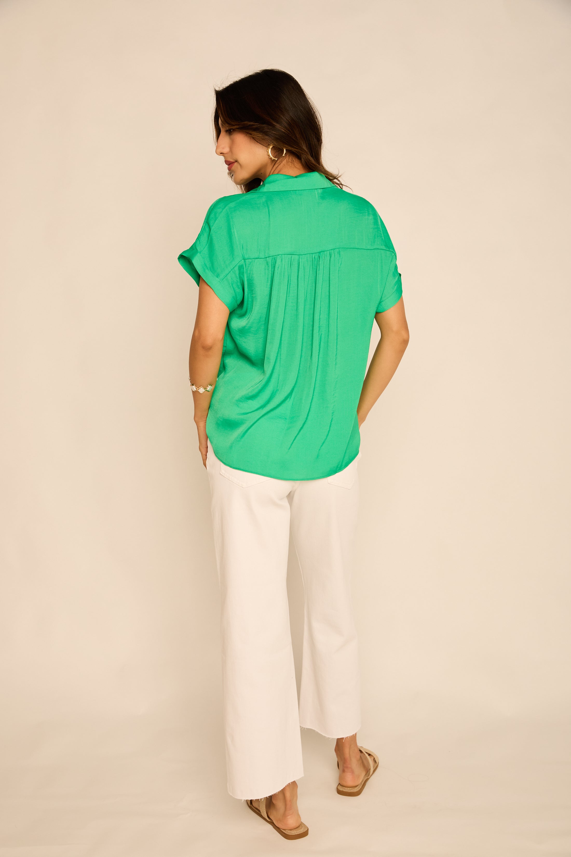 Ryan High Rise Crop Wide Leg Jeans