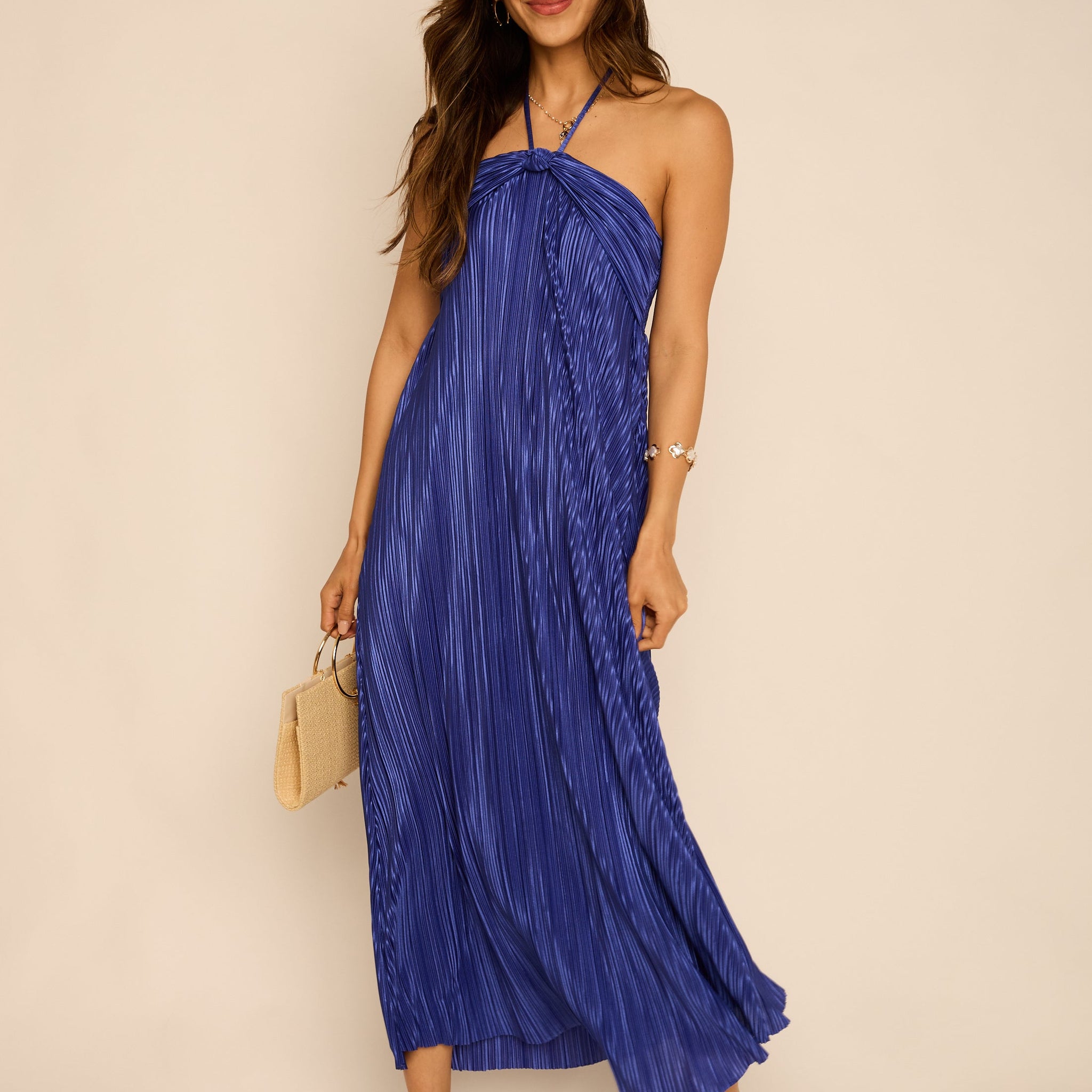 Ginny Pleated Maxi Dress