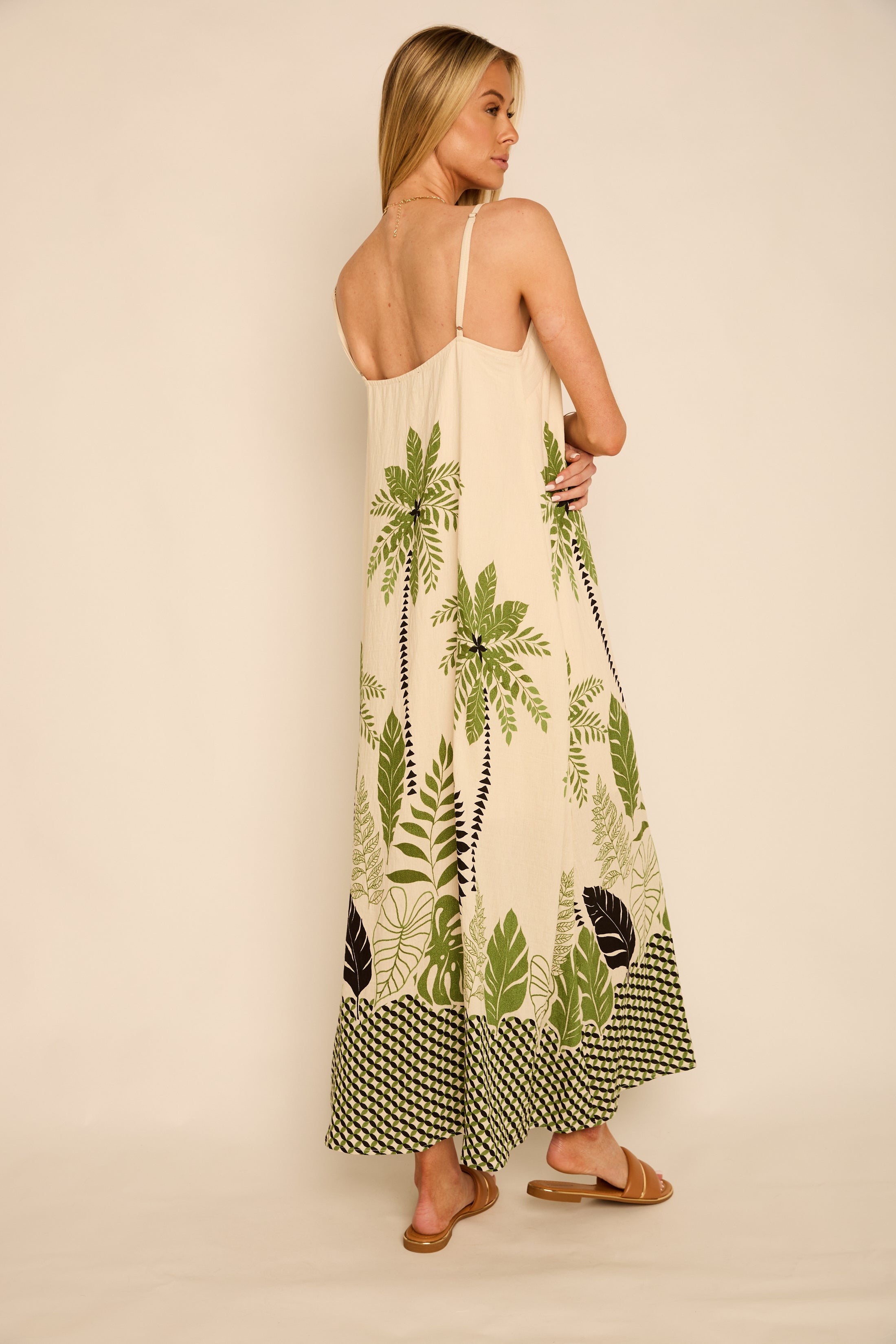 Benny Printed Tank Maxi Dress