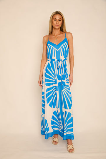 Haley Printed Tank Maxi Dress