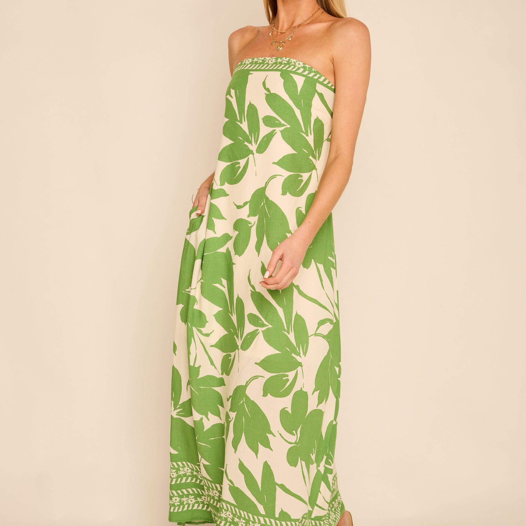 Annabelle Tropical Printed Maxi Dress