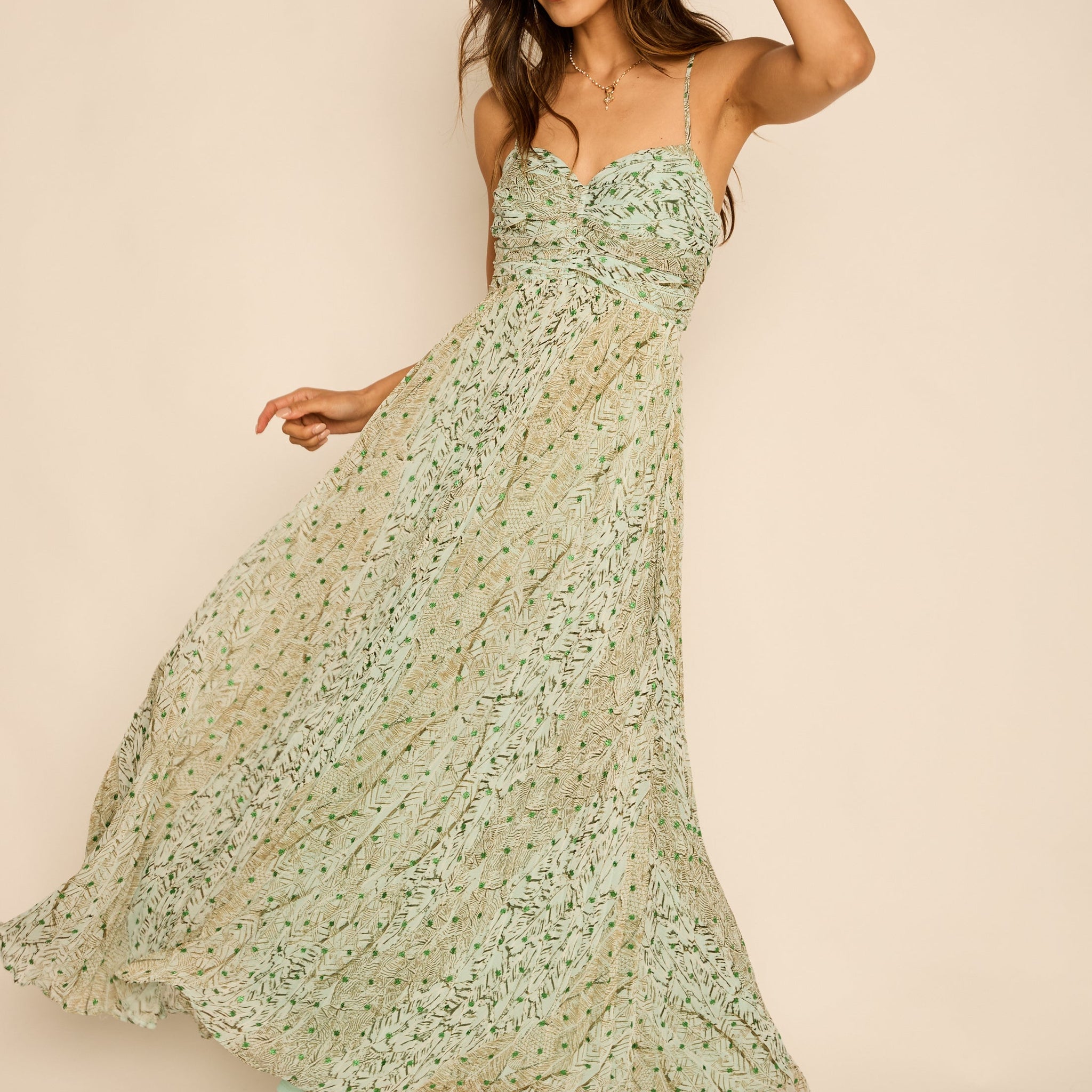 Penelope Printed Maxi Dress