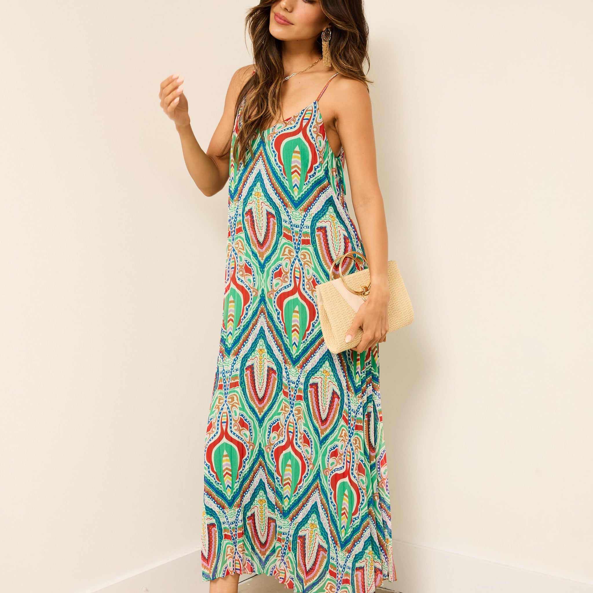Harriet Pattern Slip Dress