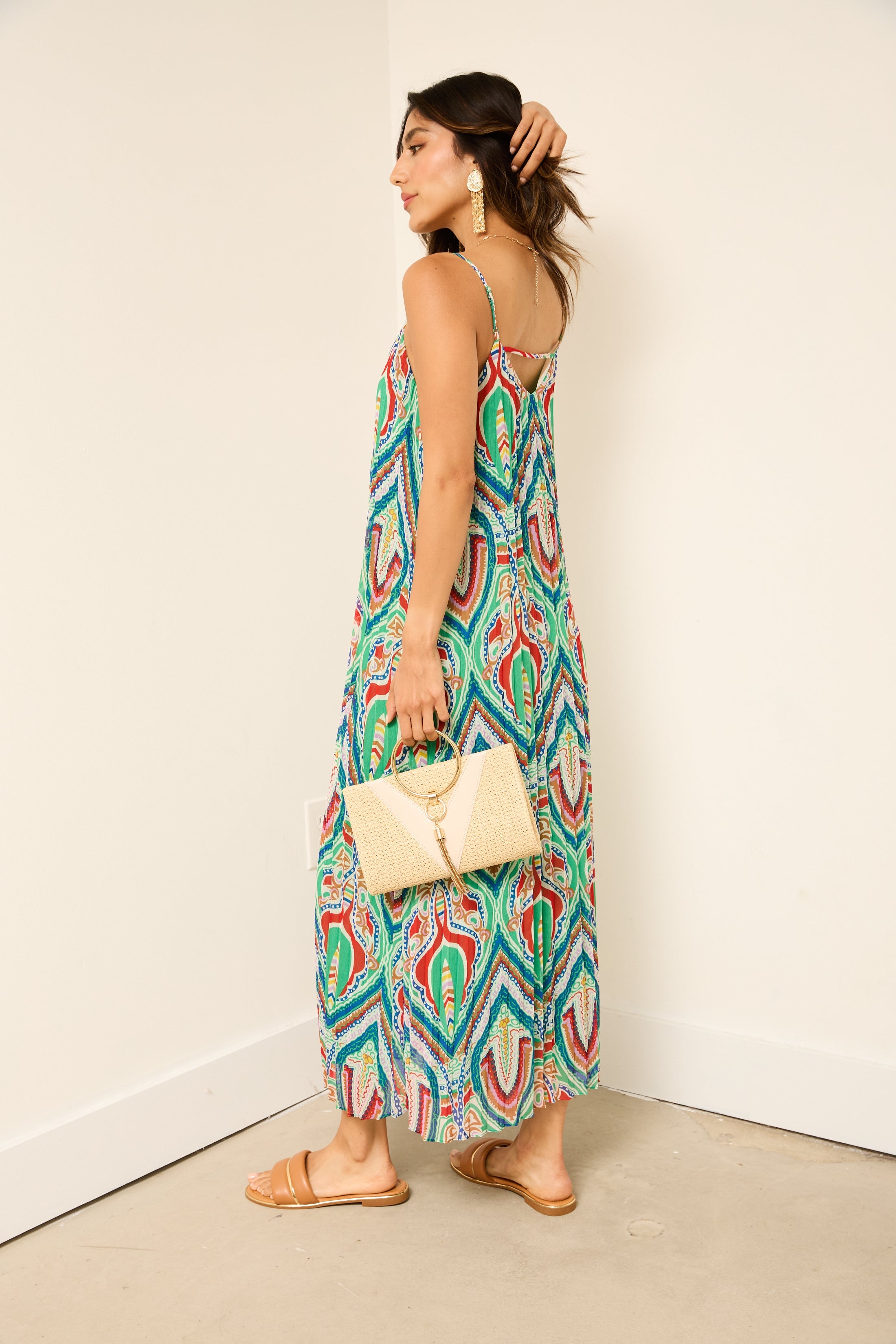 Harriet Pattern Slip Dress