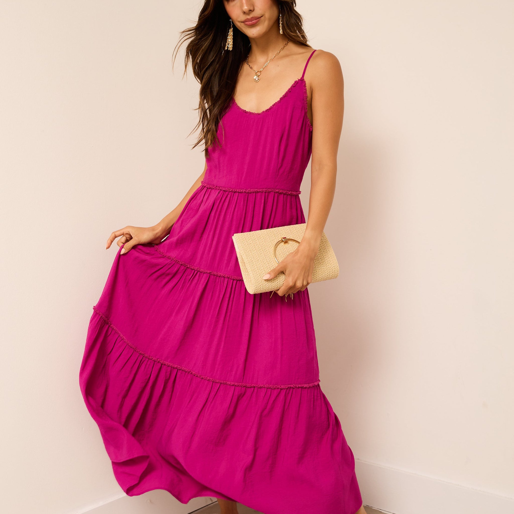 Mira Tiered Maxi Dress