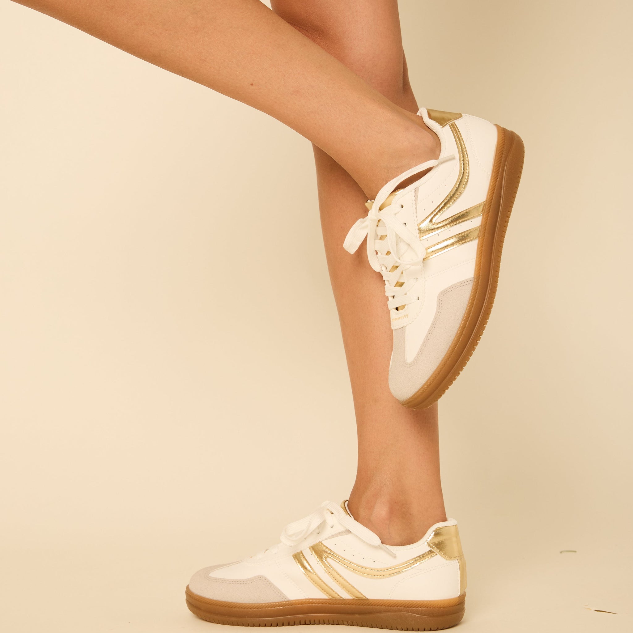 Cynthia Metallic Accent Sneaker