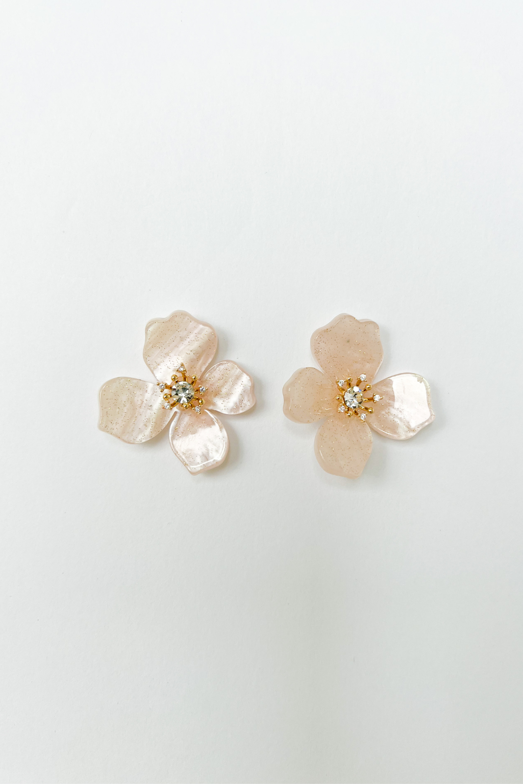 SALE - Becca Acrylic Flower Earrings
