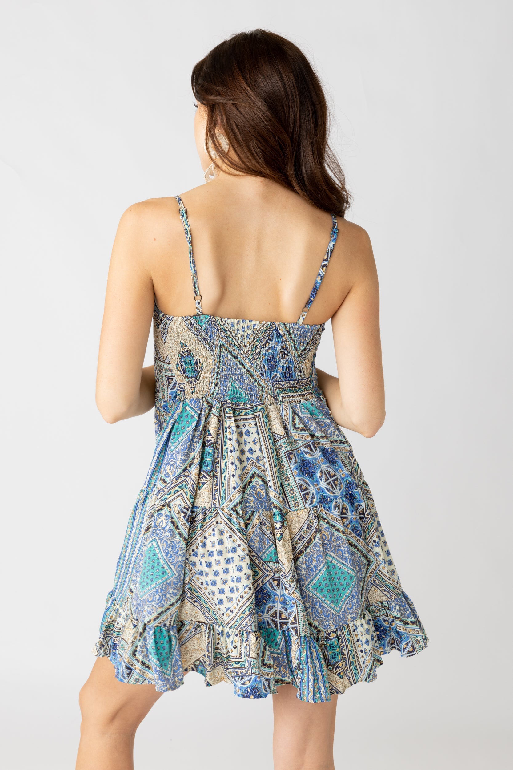 SALE - Bailey Printed Tiered Dress