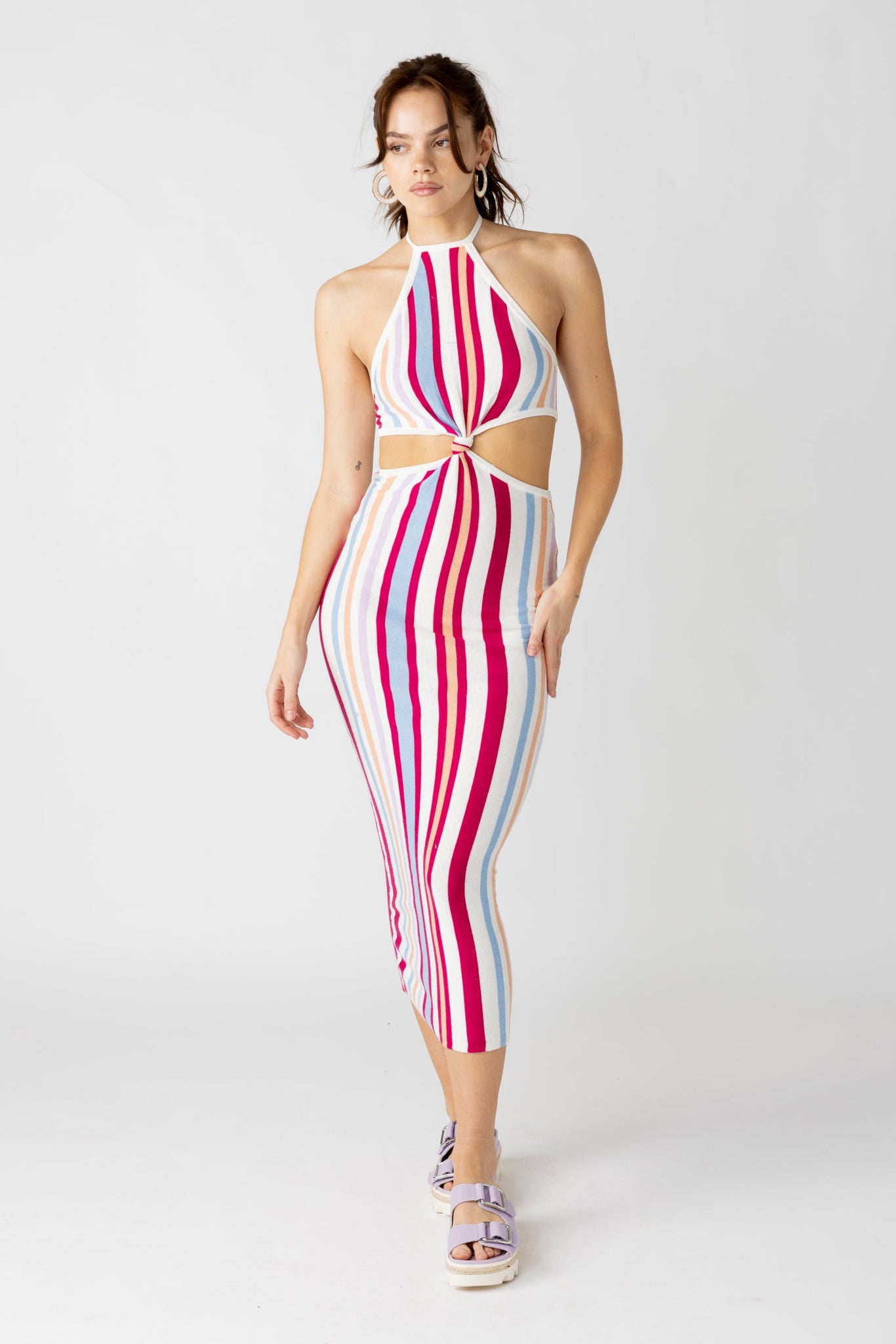 SALE - Chambers Cut Out Detail Crochet Dress