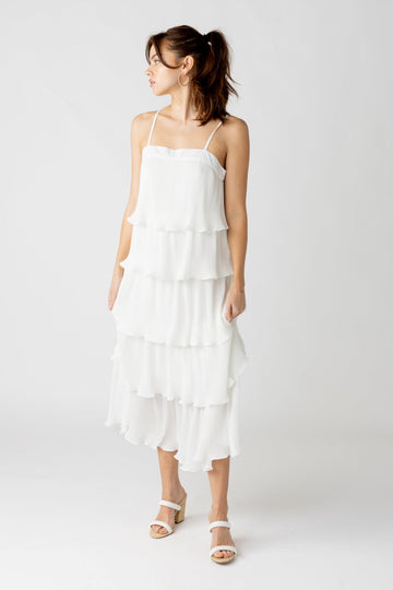 SALE - Summers Pleated Tiered Maxi Dress