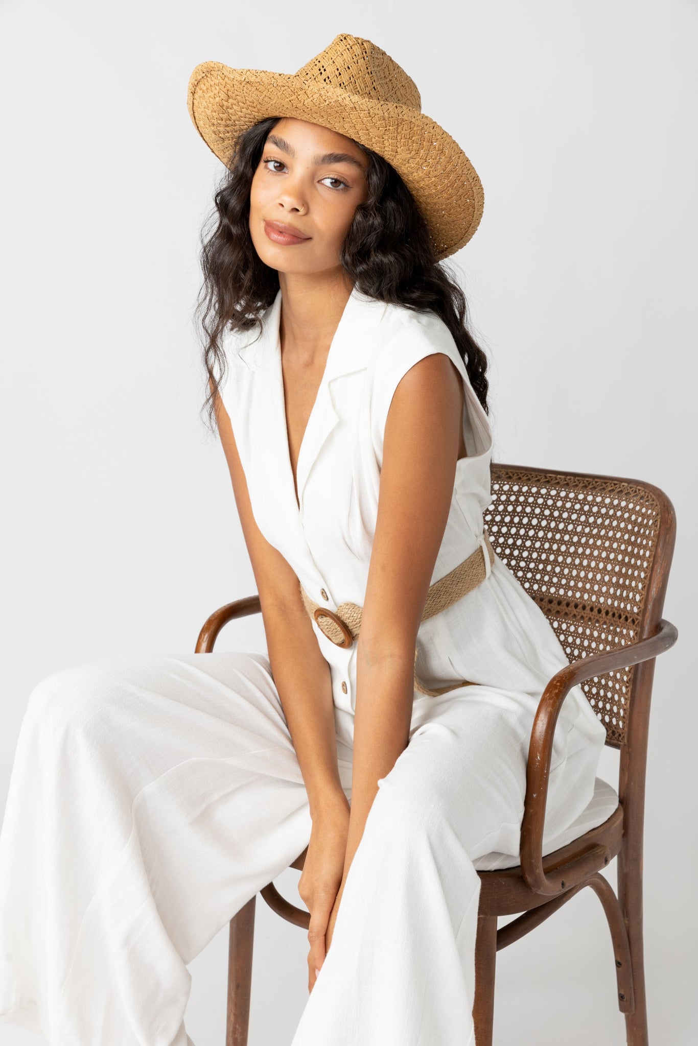 SALE - Courtney Rope Banded Hat