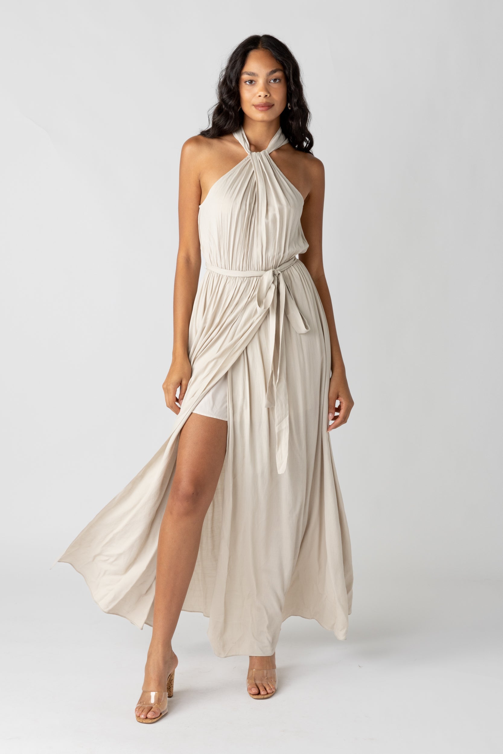 SALE - Samara Cross Halter Dress