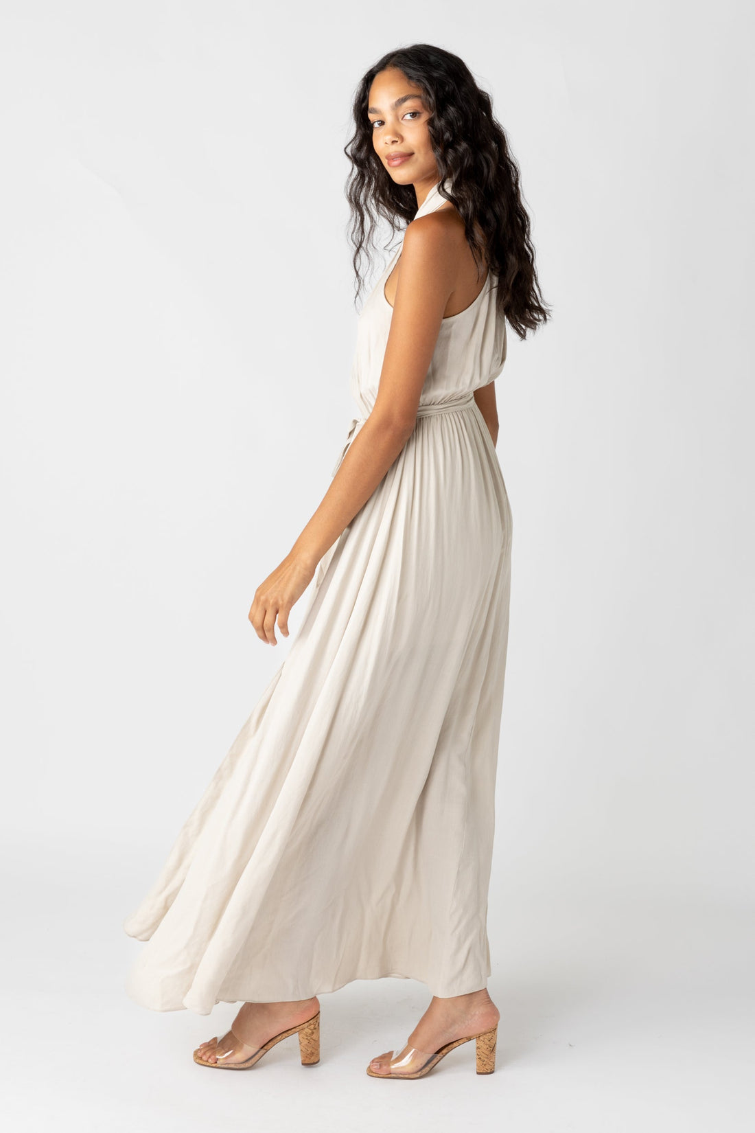 SALE - Samara Cross Halter Dress