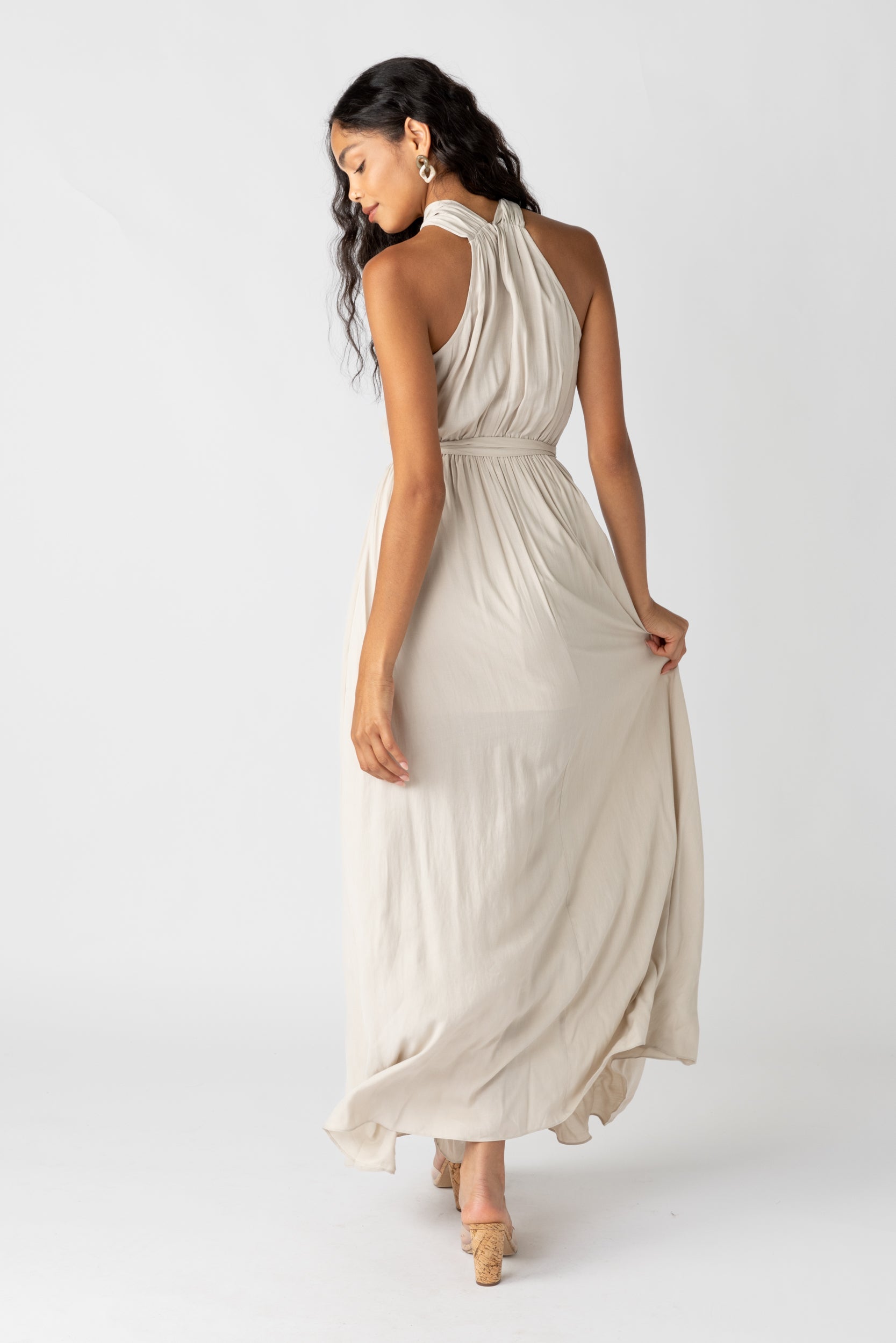 SALE - Samara Cross Halter Dress