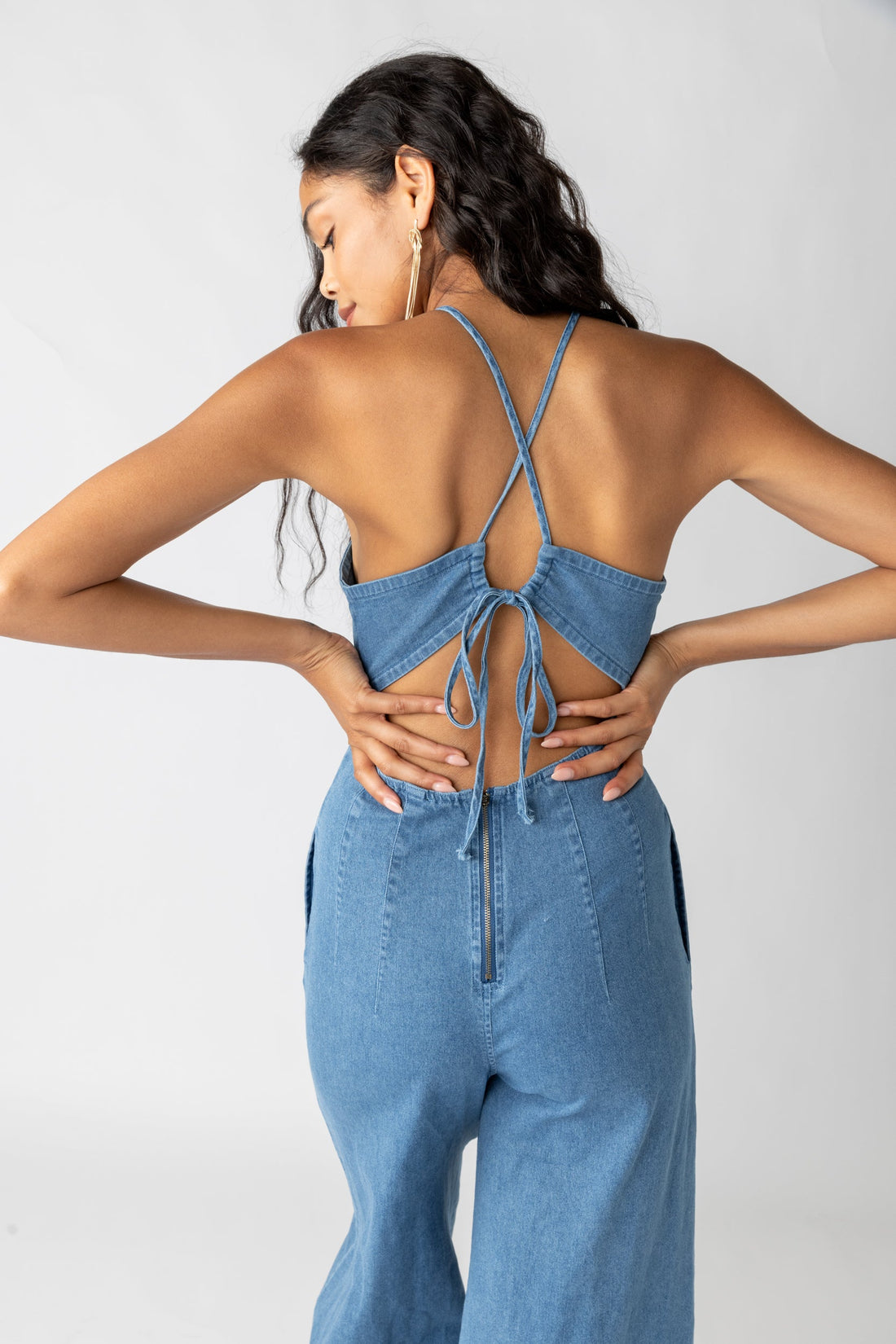 SALE - Charley Denim Jumpsuit