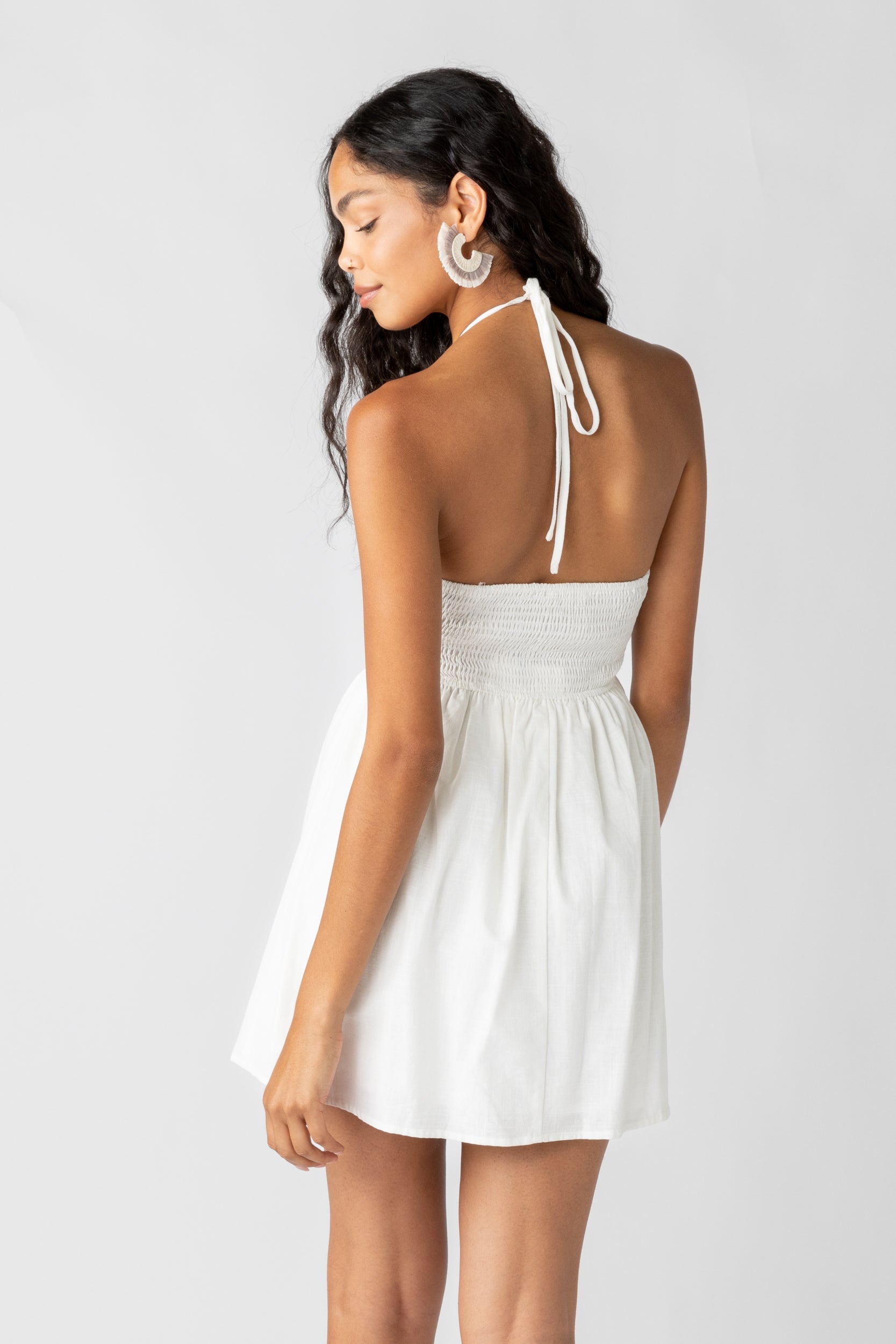 SALE - Zoe Halter Mini Dress