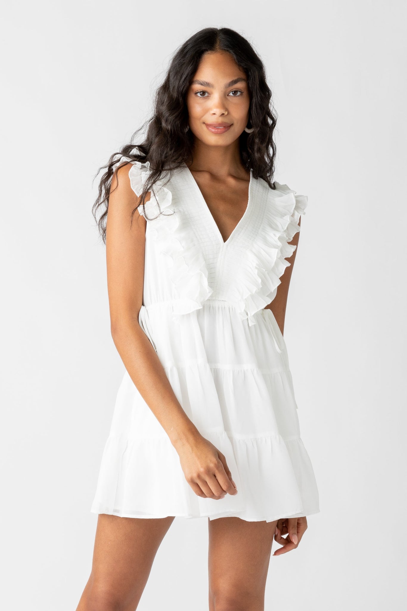 SALE - Lottie Ruffled Tiered Mini Dress