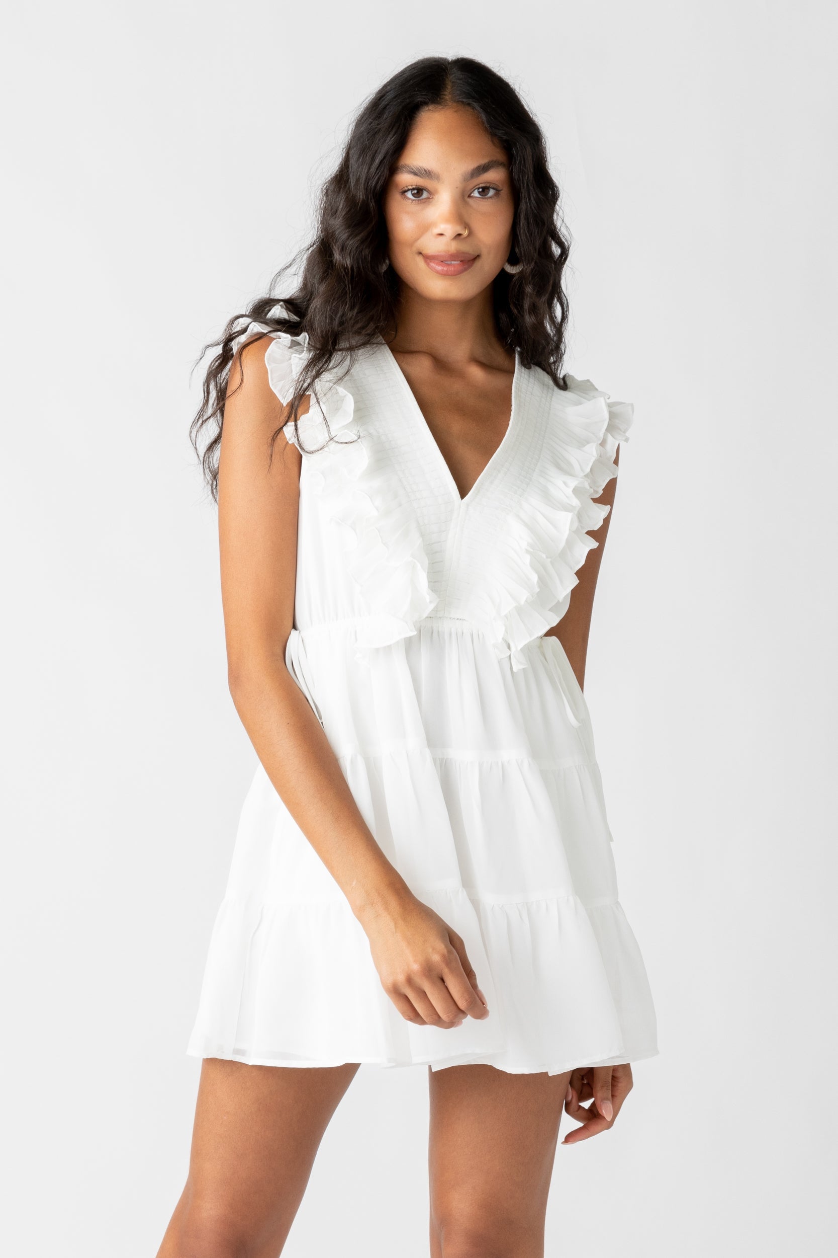 SALE - Lottie Ruffled Tiered Mini Dress