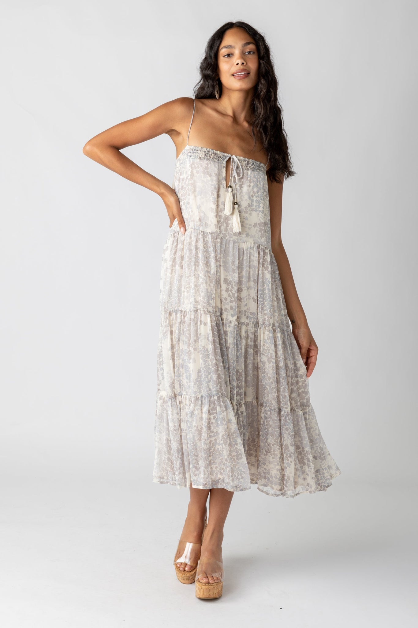 SALE - Stella Star Print Maxi Dress