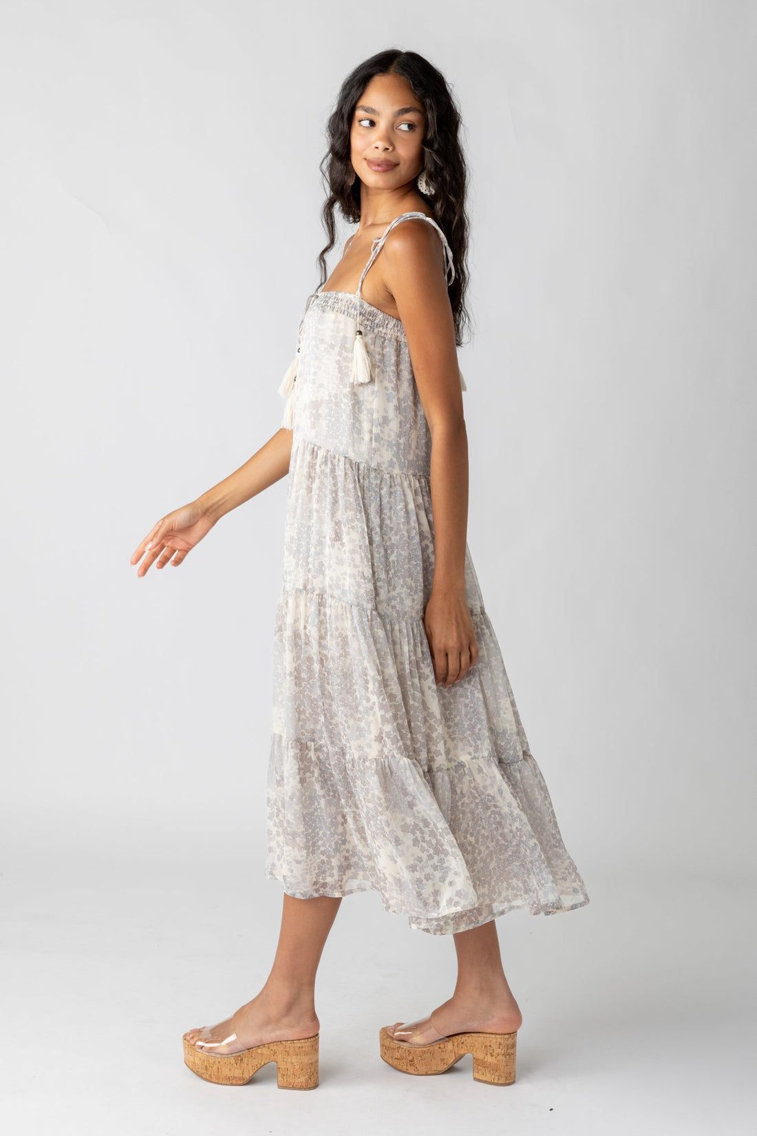 SALE - Stella Star Print Maxi Dress