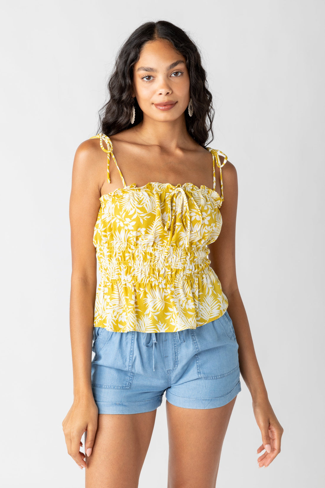 Emmie Chambray Pull On Shorts