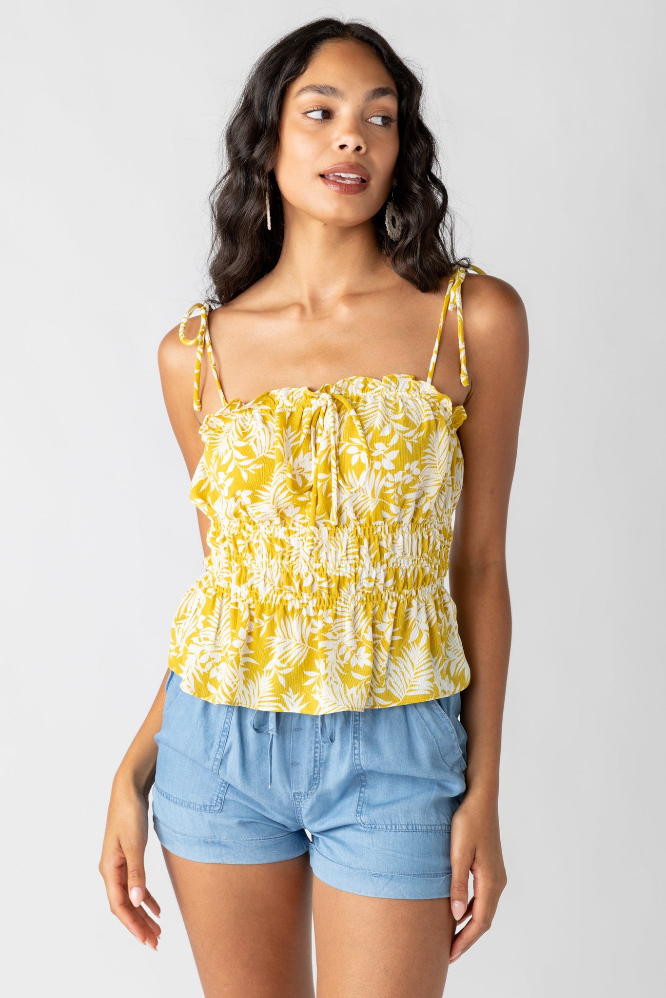 Keke Tropical Printed Tank