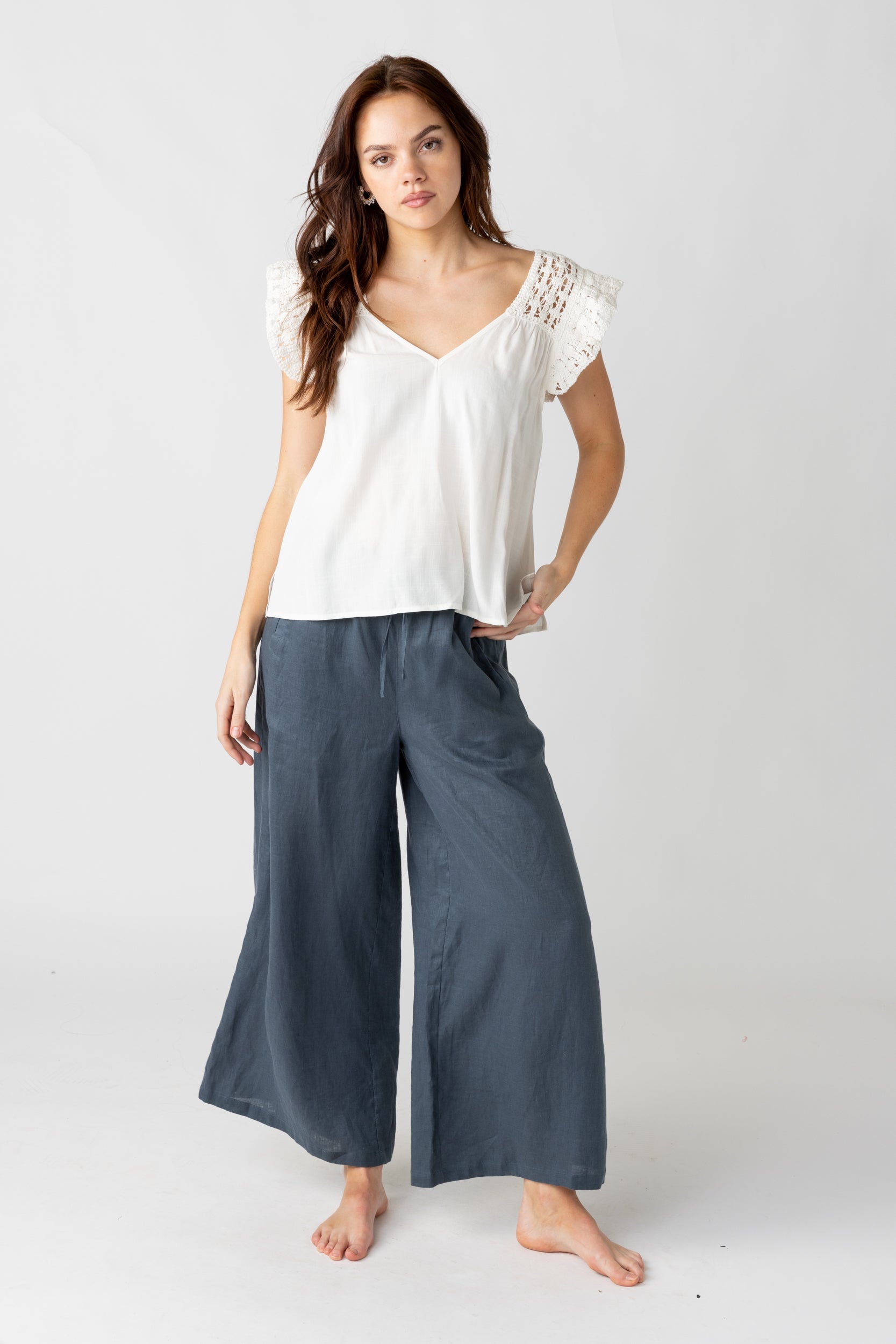 Malibu Linen Wide Leg Pants