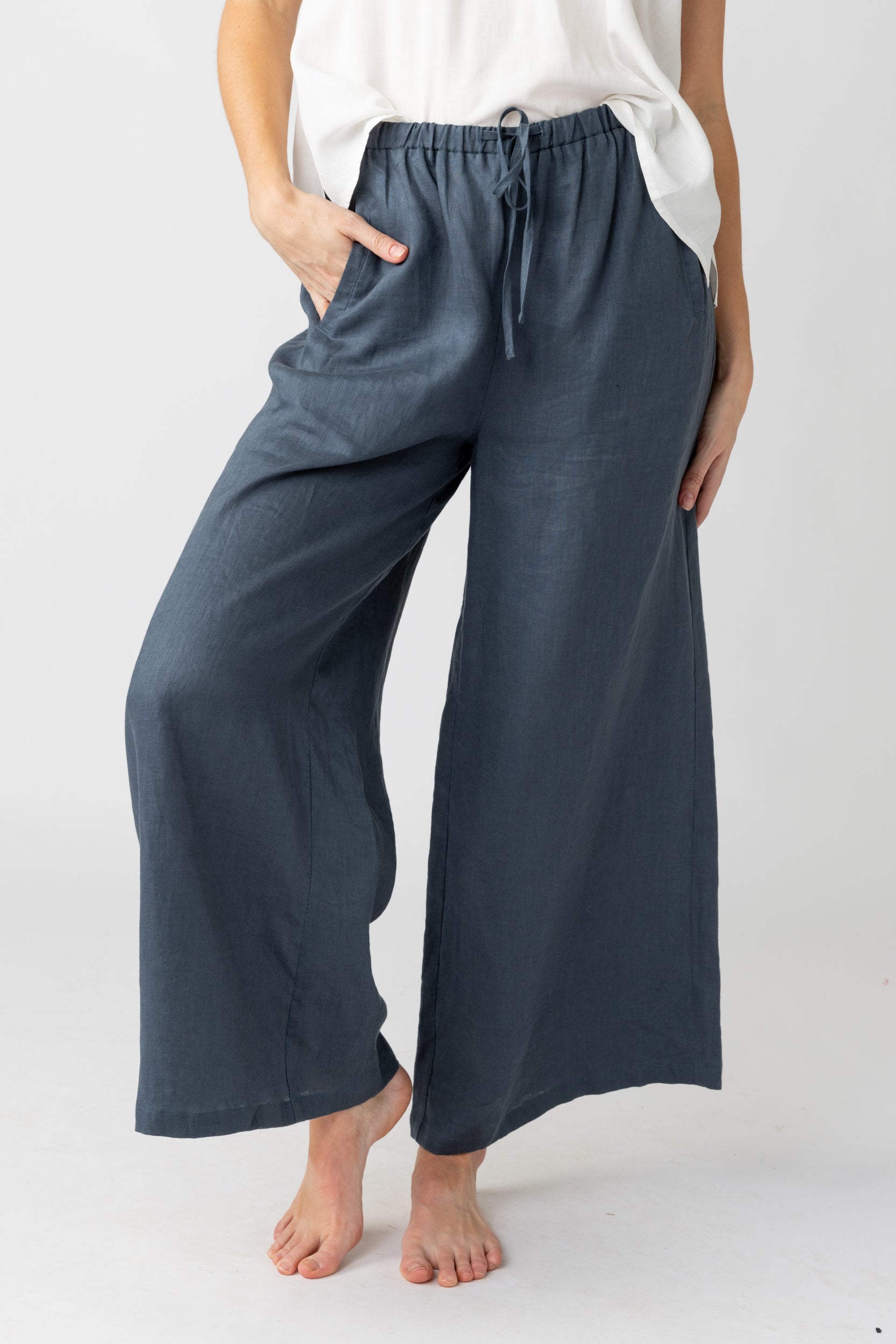 Malibu Linen Wide Leg Pants