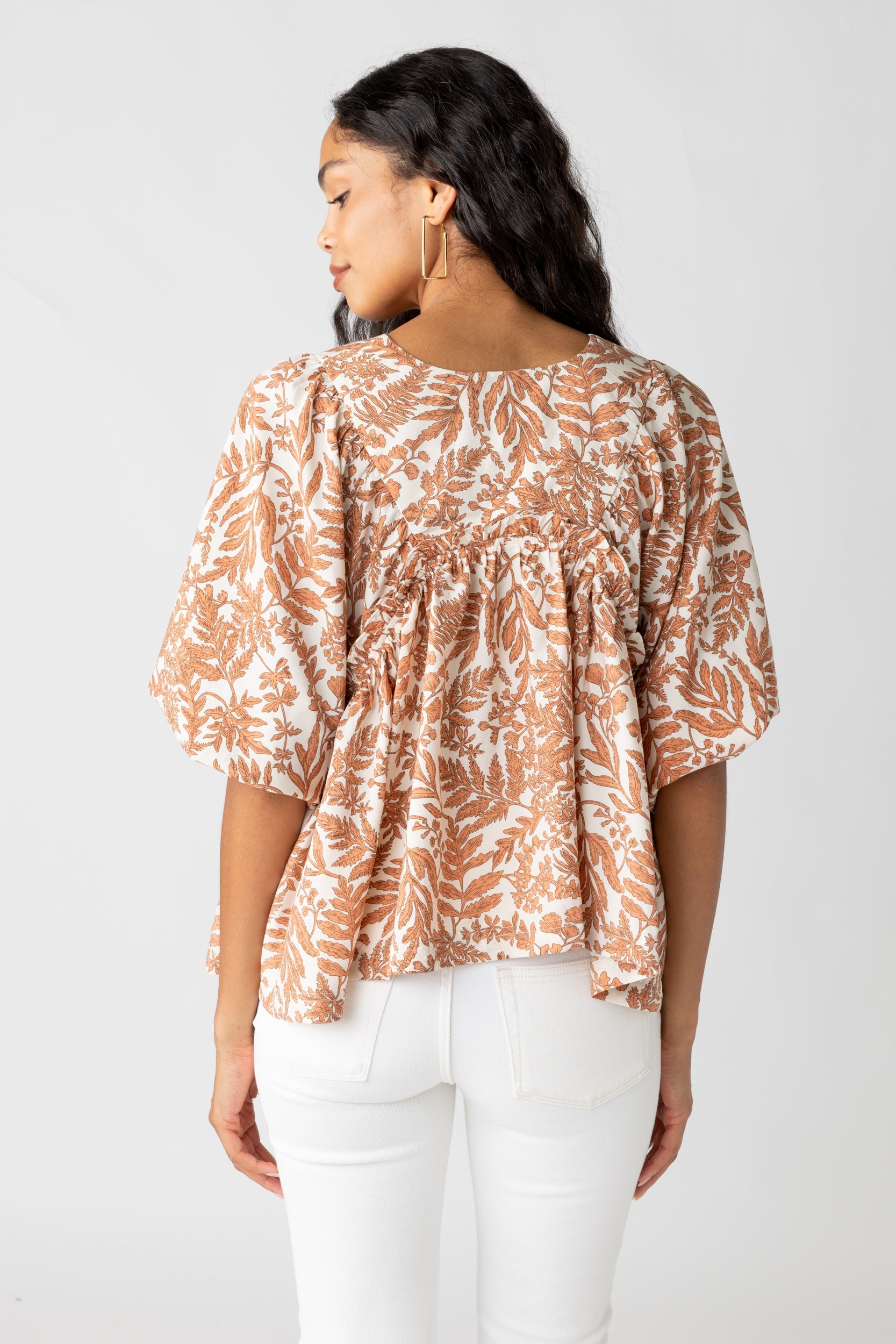 SALE - Susie Floral Peasant Blouse