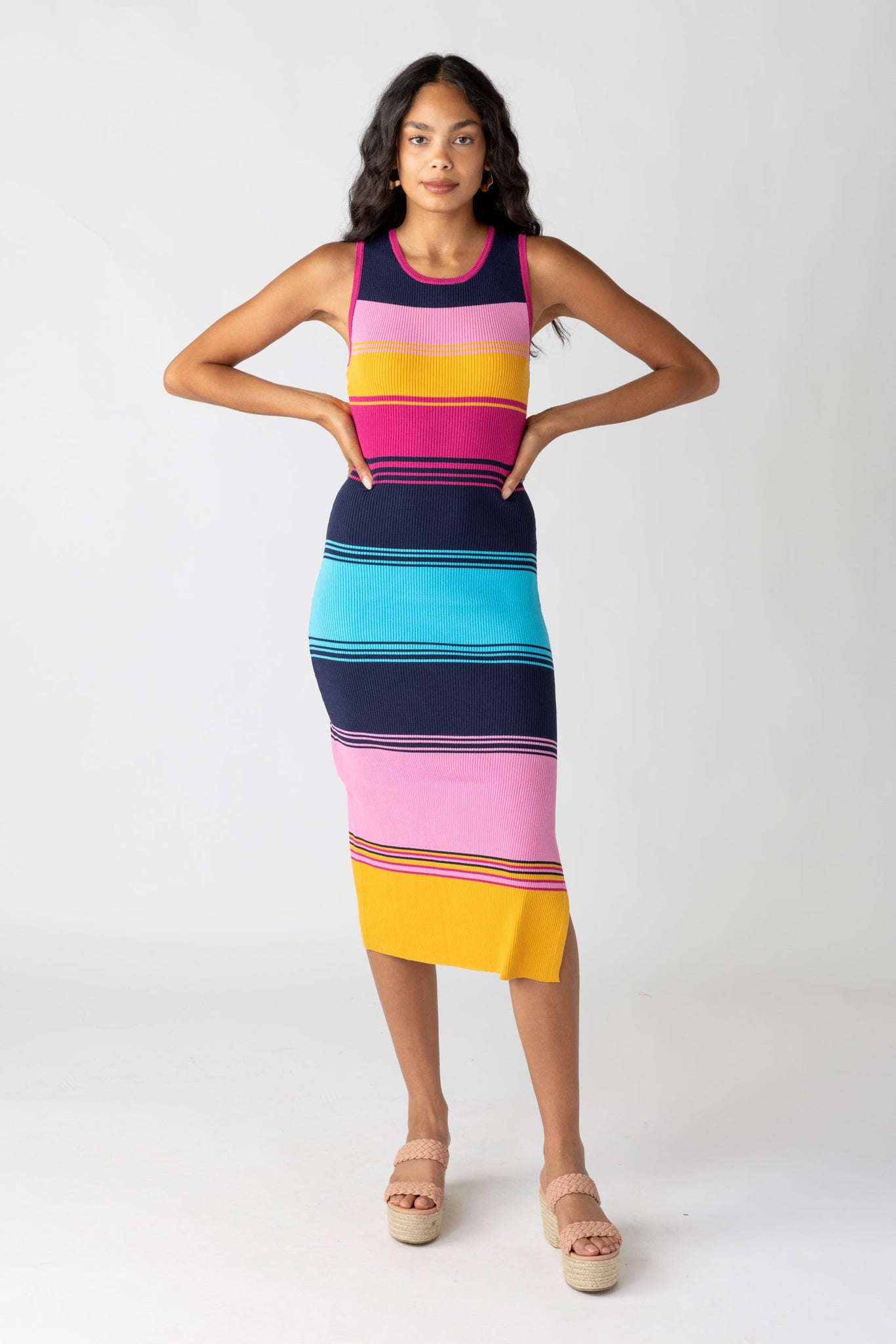 SALE - Conni Stripe Knit Dress