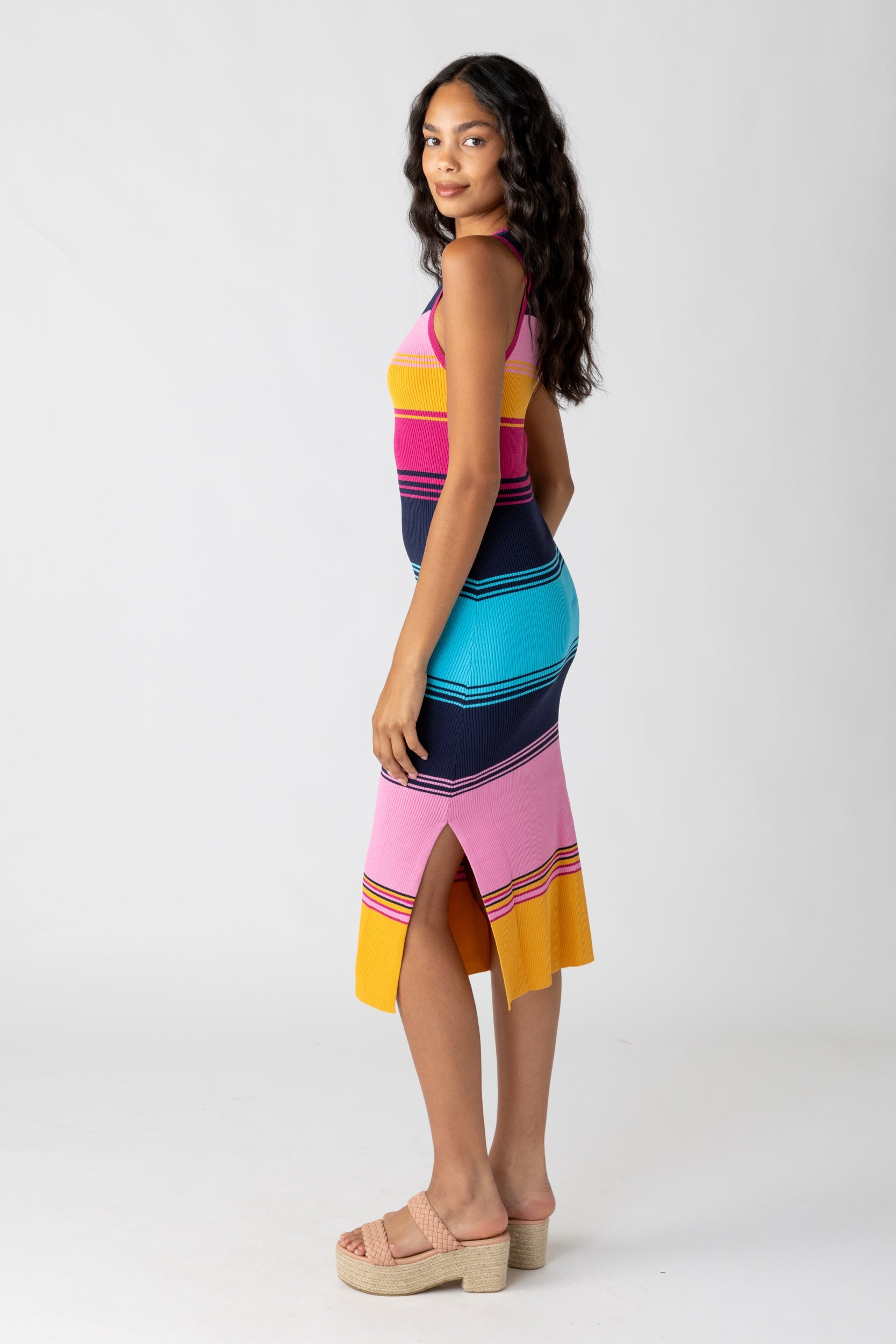 SALE - Conni Stripe Knit Dress