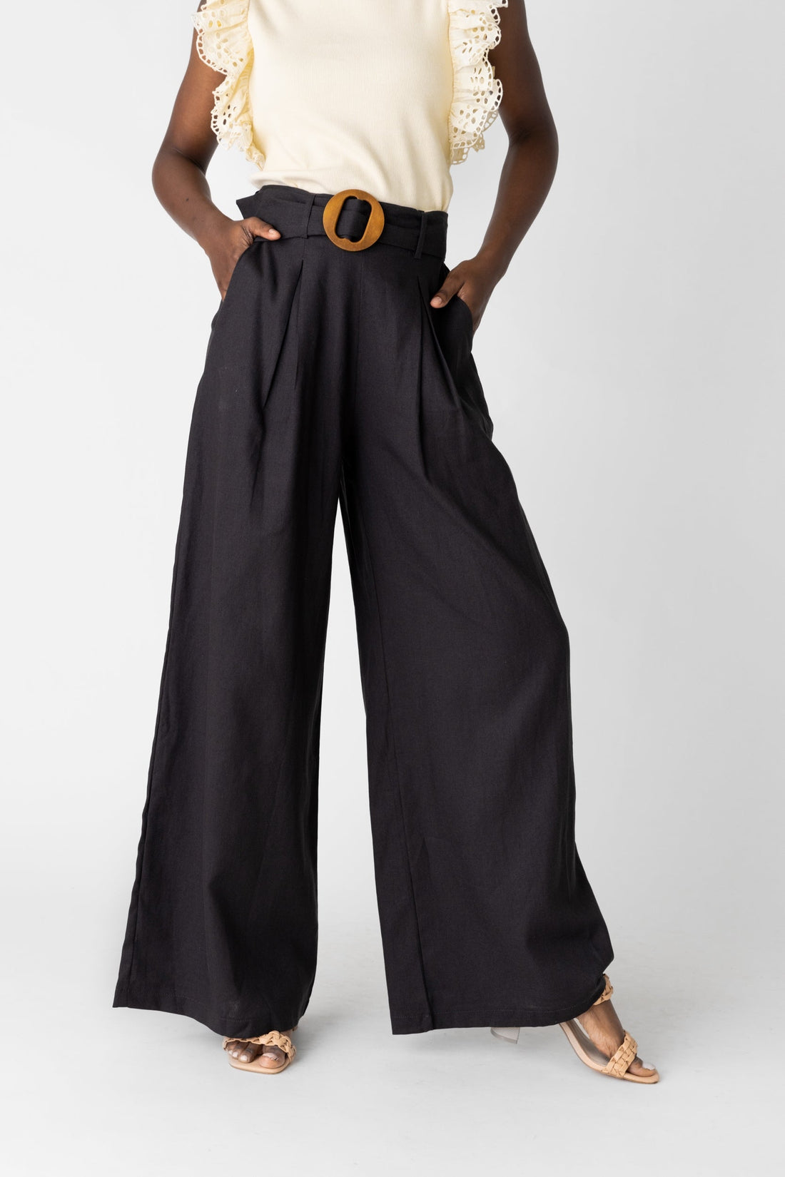 Leah Crinkle Pleat Pant