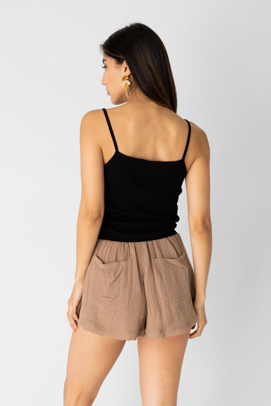 SALE - Vanessa Crochet Trim Knit Cami