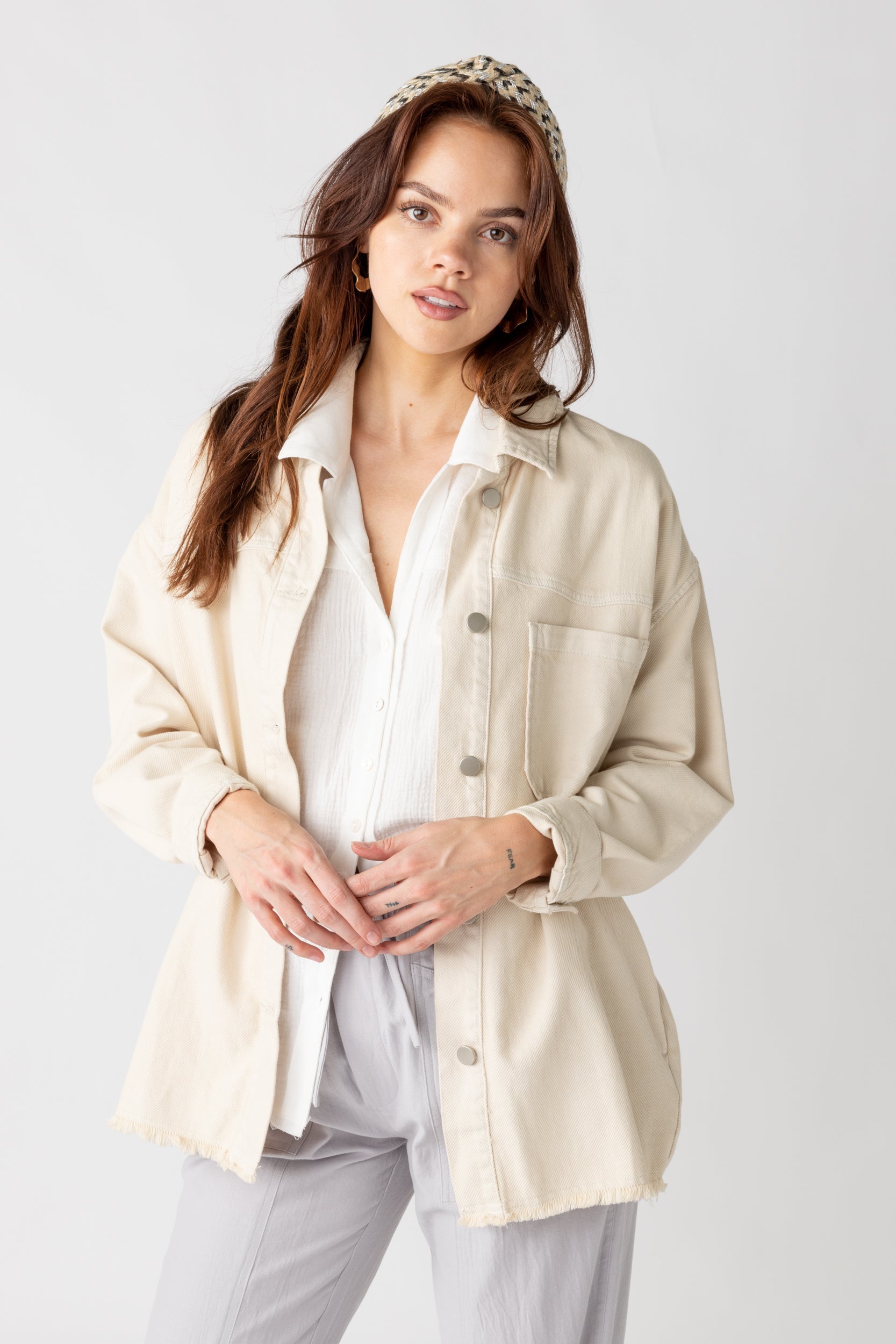 Aspyn Canvas Shacket