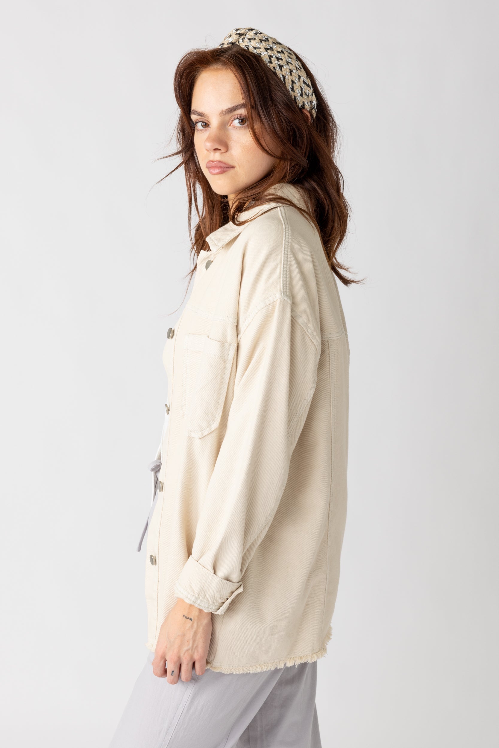 Aspyn Canvas Shacket