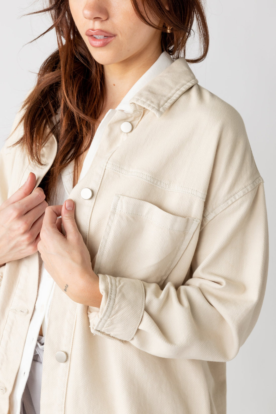 Aspyn Canvas Shacket