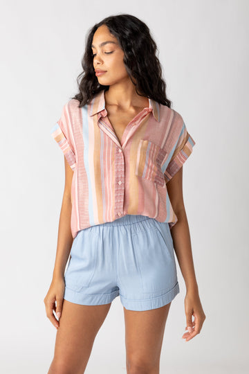 SALE - Danielle Multi Stripe Button Down