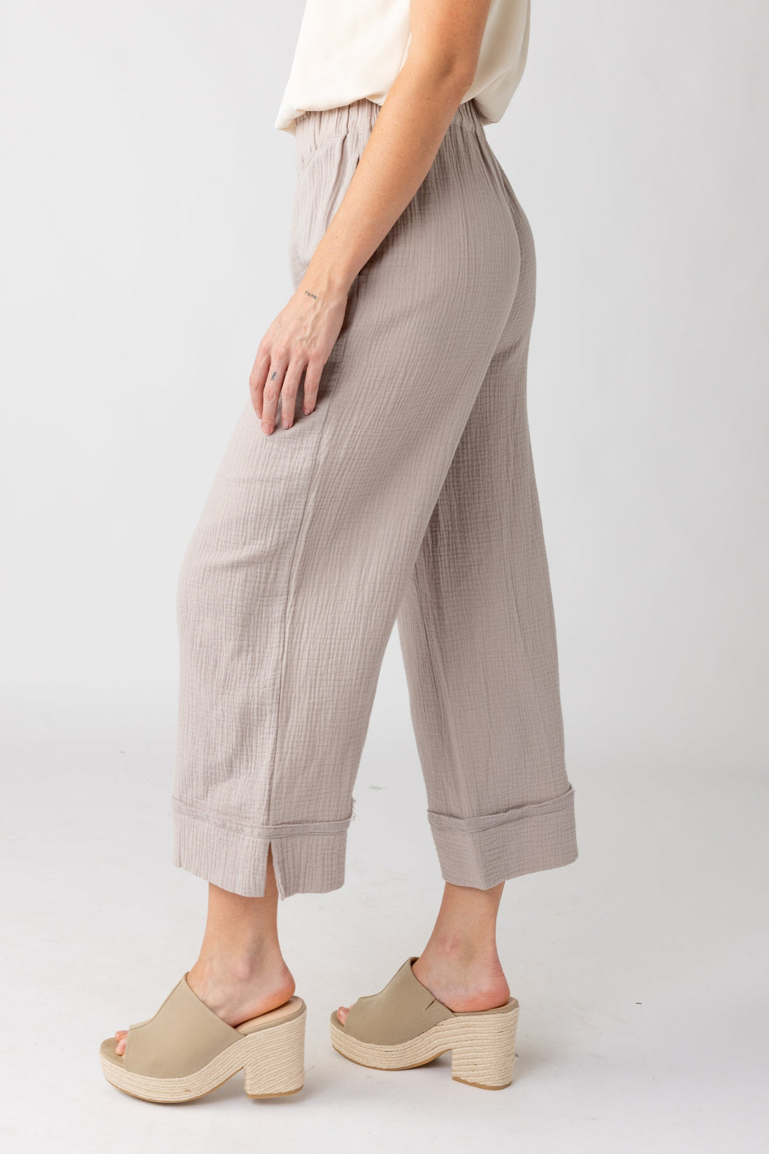 Collier Split Hem Pants