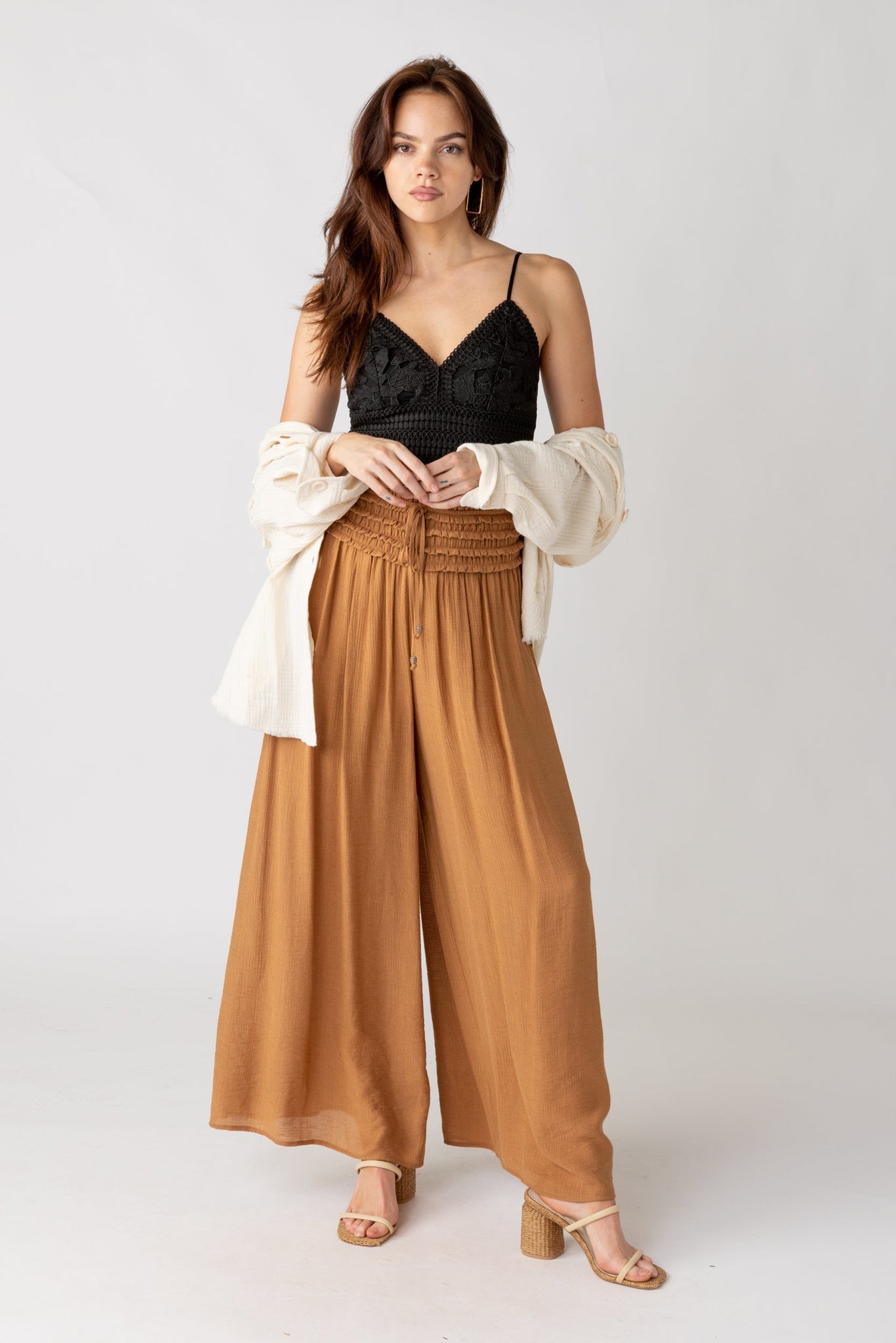SALE - Elliot Ruffle Waist Pant