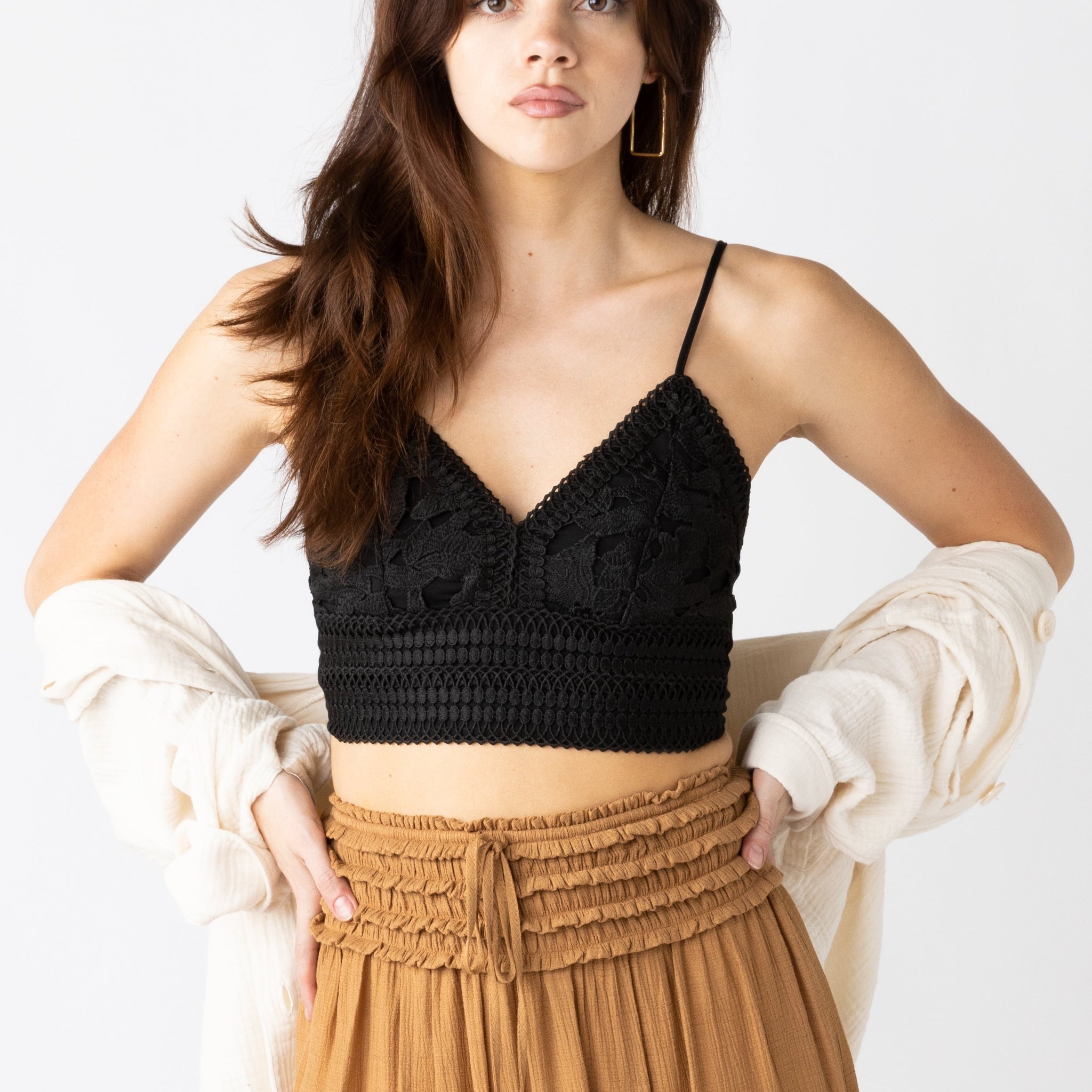 SALE - Lily Crochet Lace Bralette