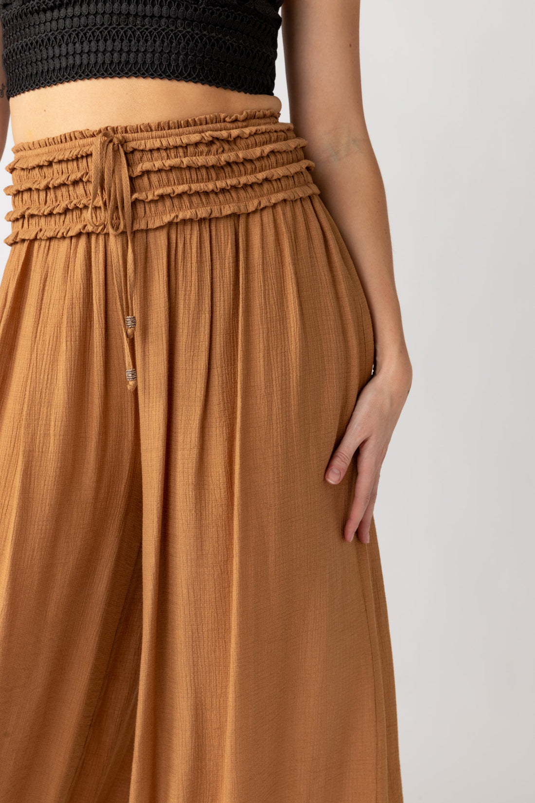 SALE - Elliot Ruffle Waist Pant