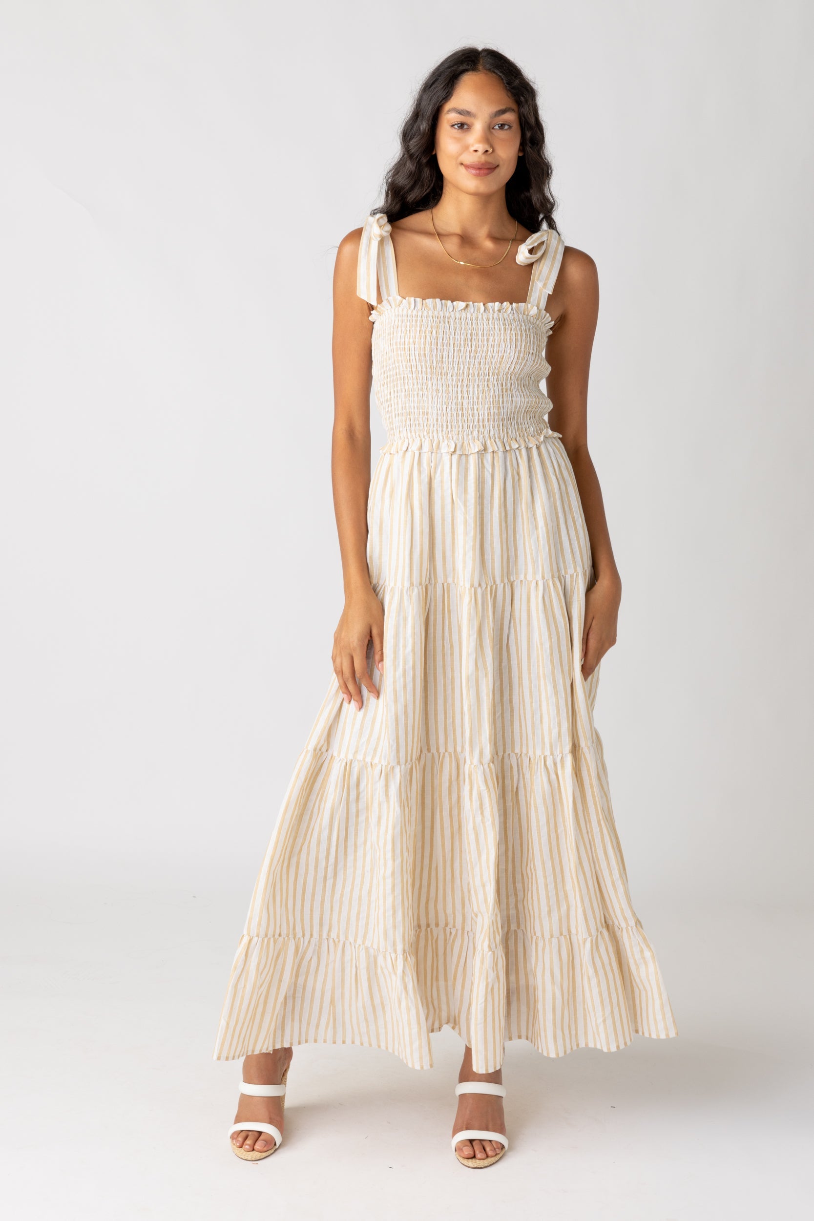 SALE - Alice Striped Maxi Dress