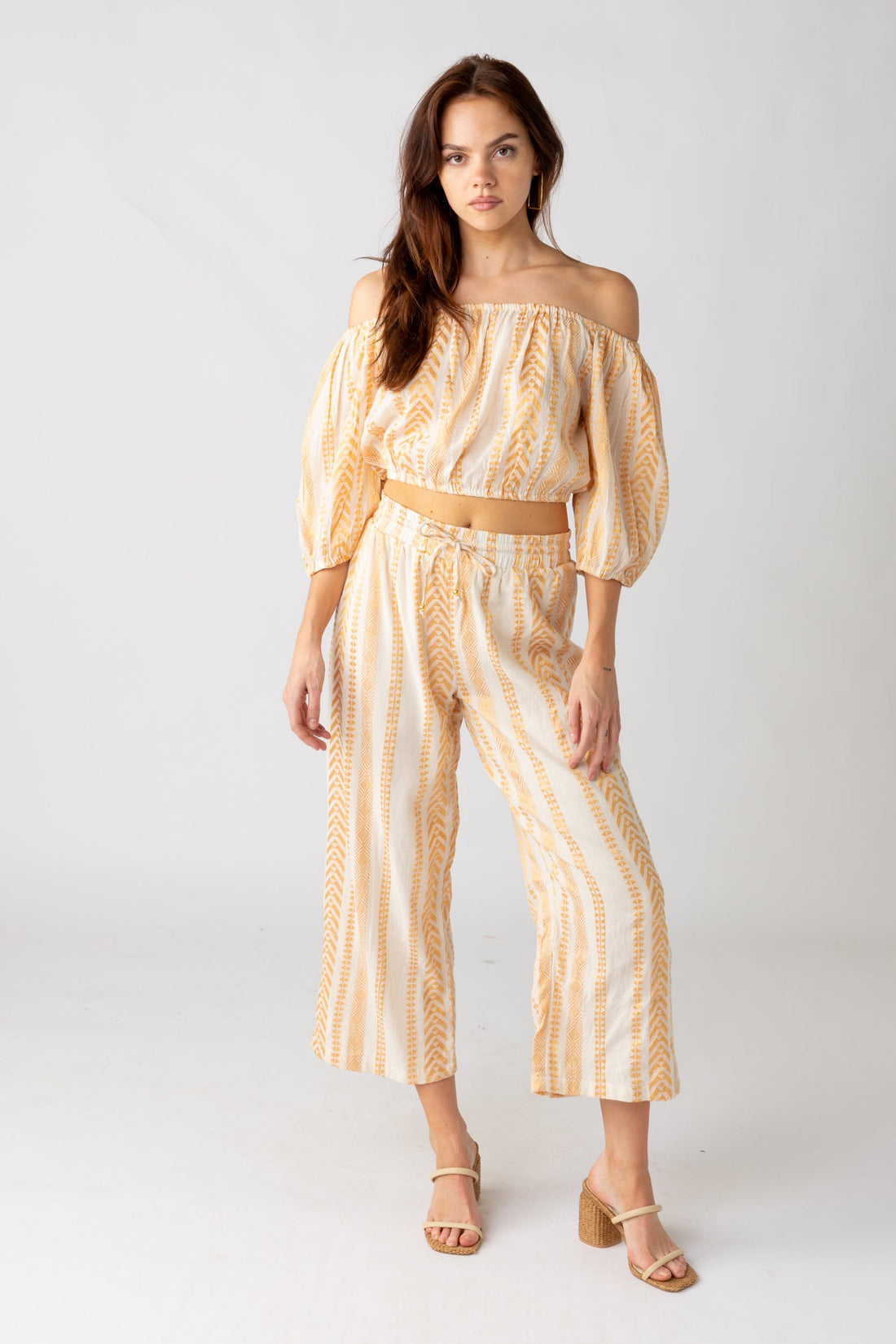 SALE - Danna Geo Embroidered Blouse