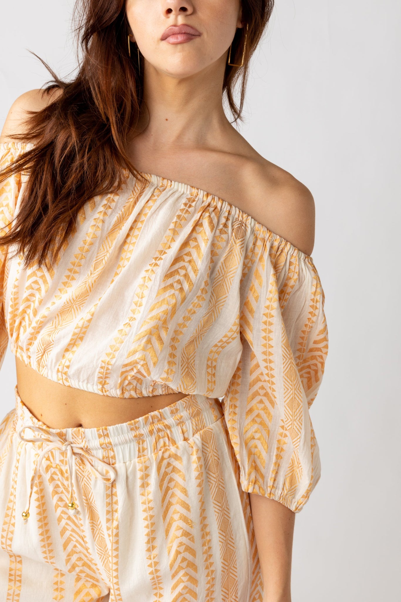SALE - Danna Geo Embroidered Blouse