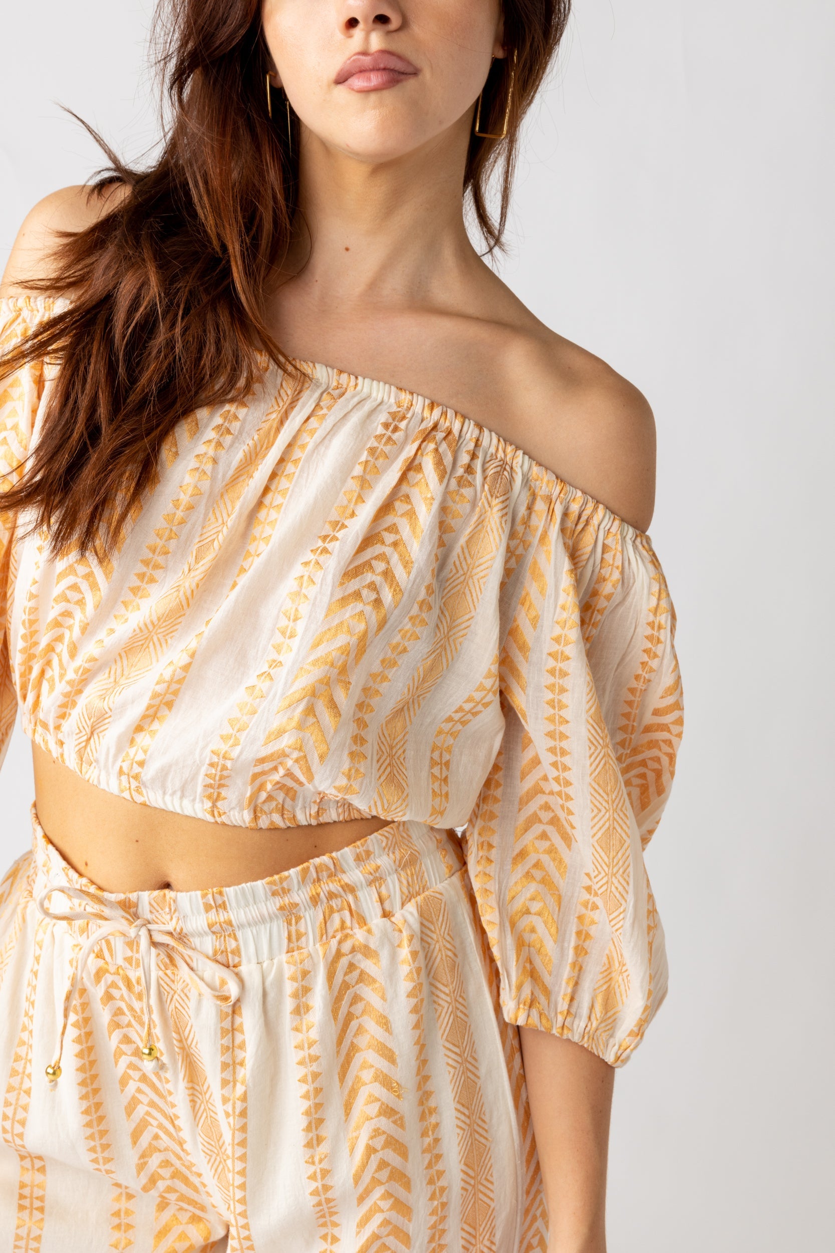 SALE - Danna Geo Embroidered Blouse