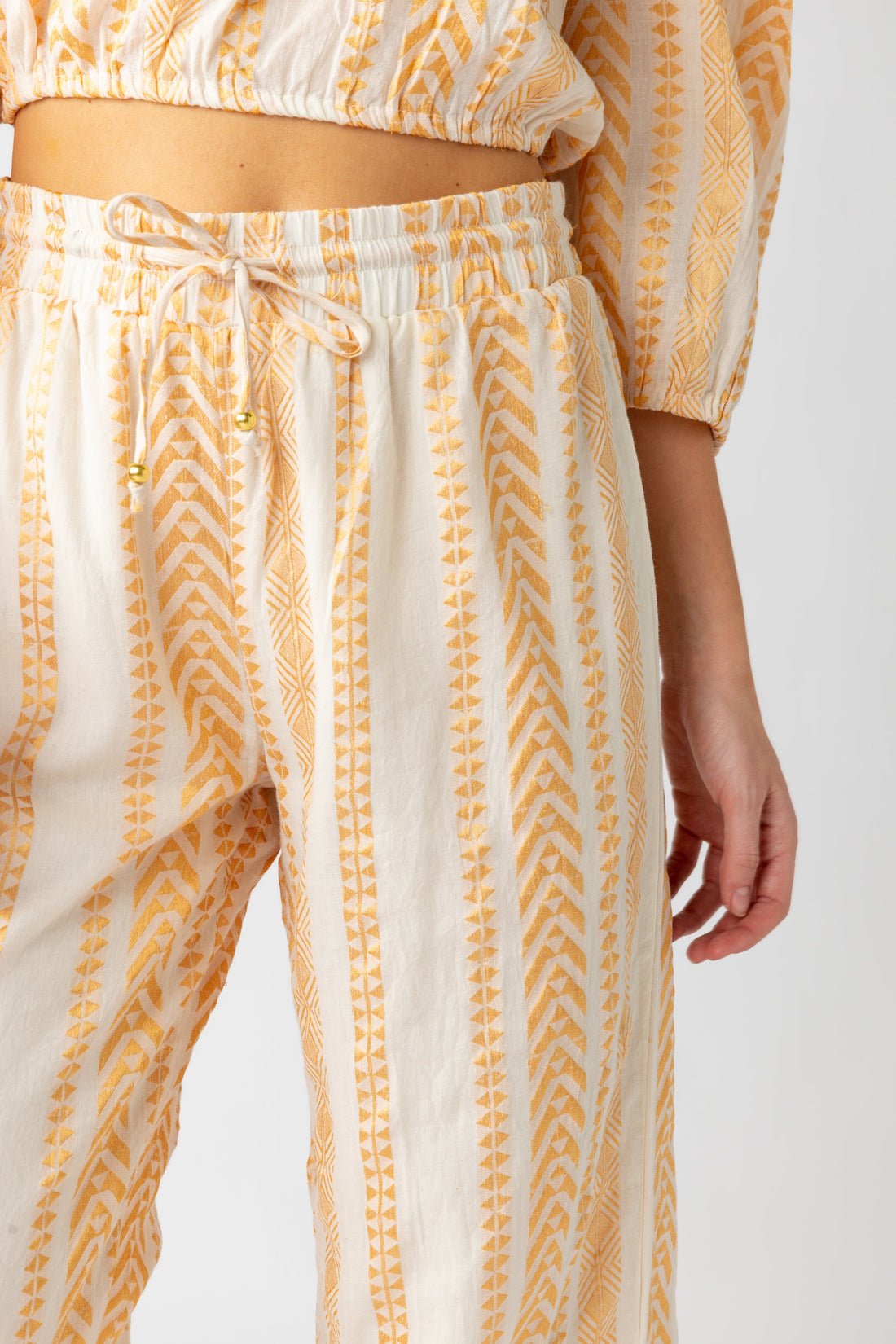 SALE - Danna Geo Embroidered Pant