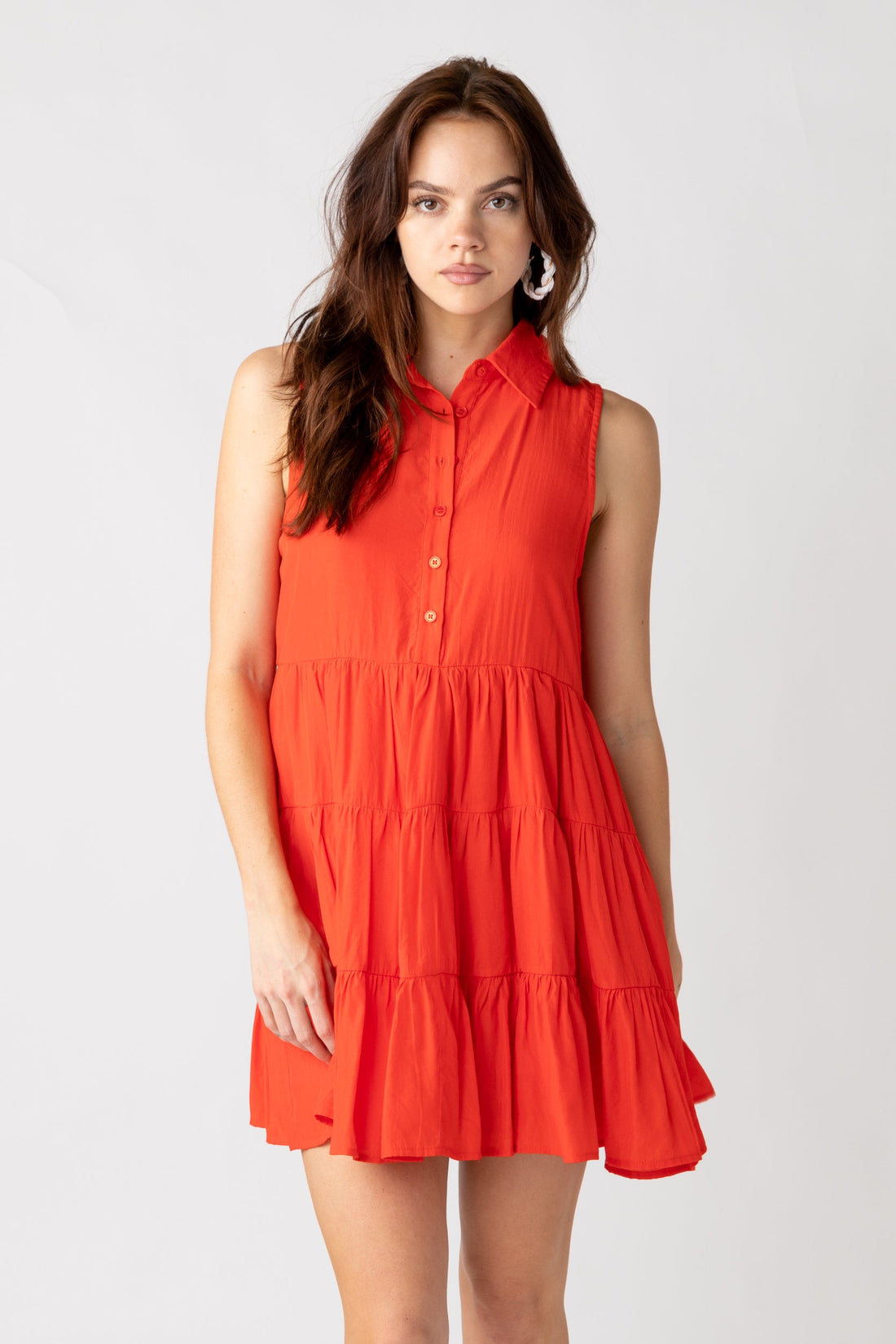SALE - Maizie Collared Tiered Dress