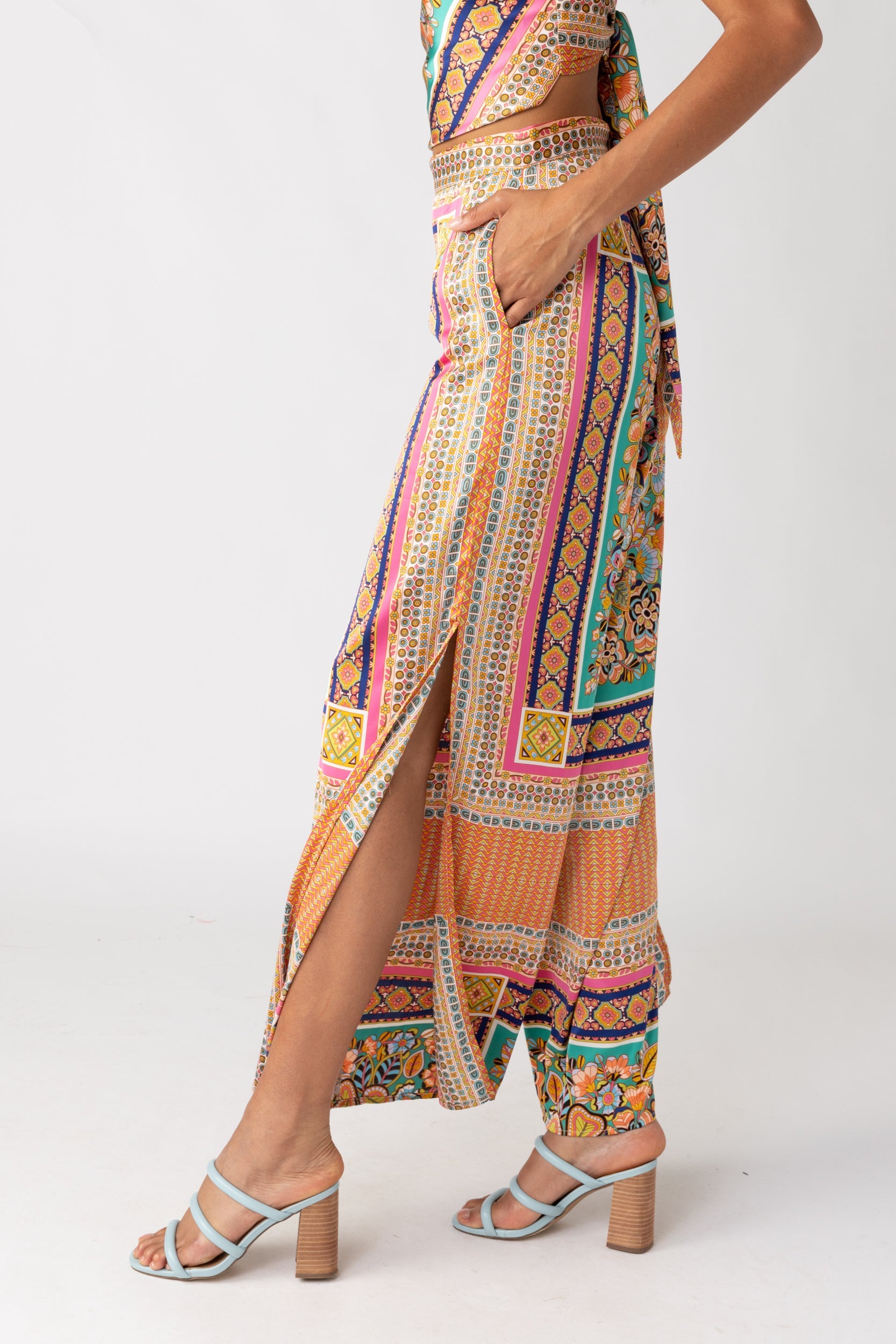 SALE - Fatima Printed Pant