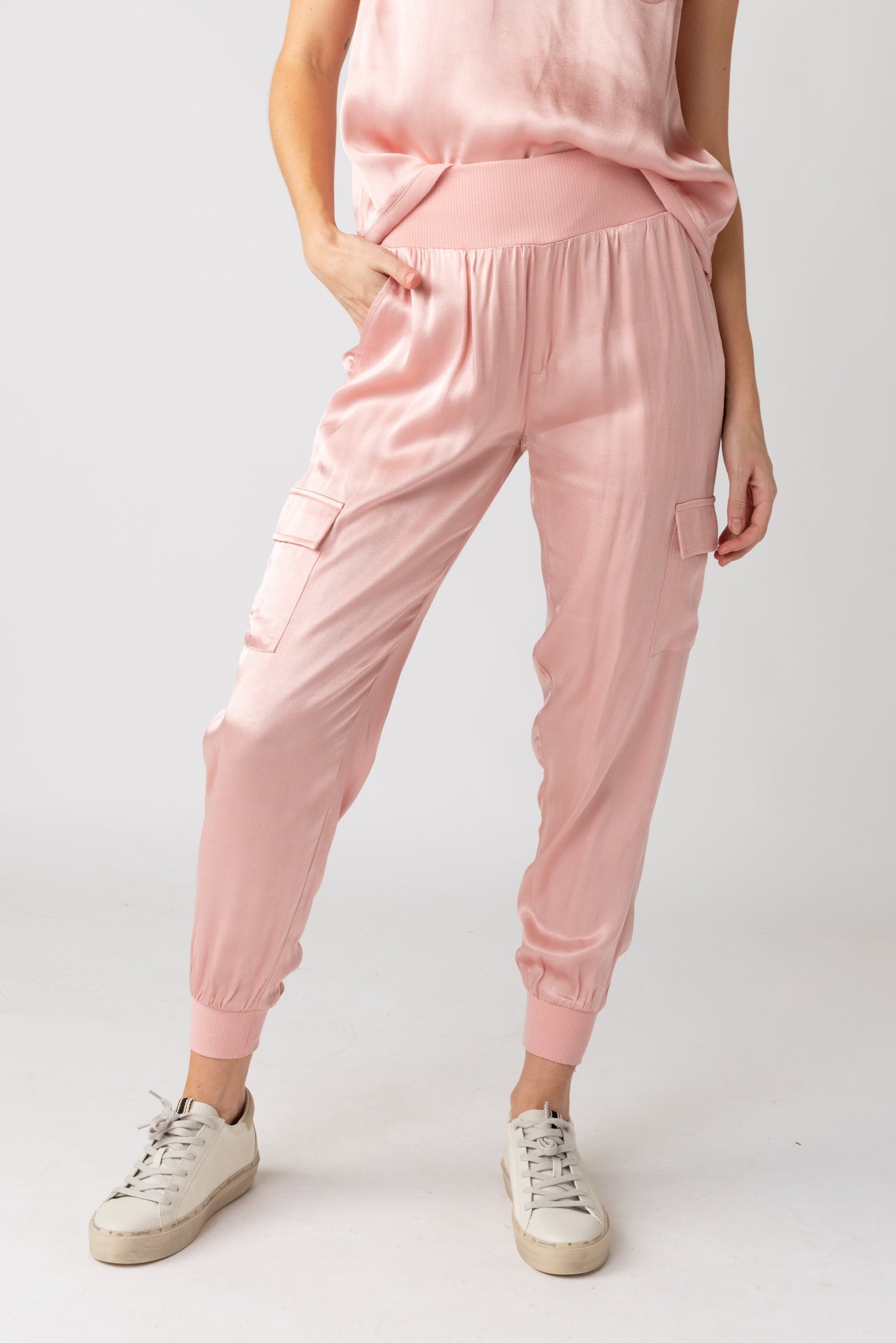 SALE - Celine Satin Cargo Jogger
